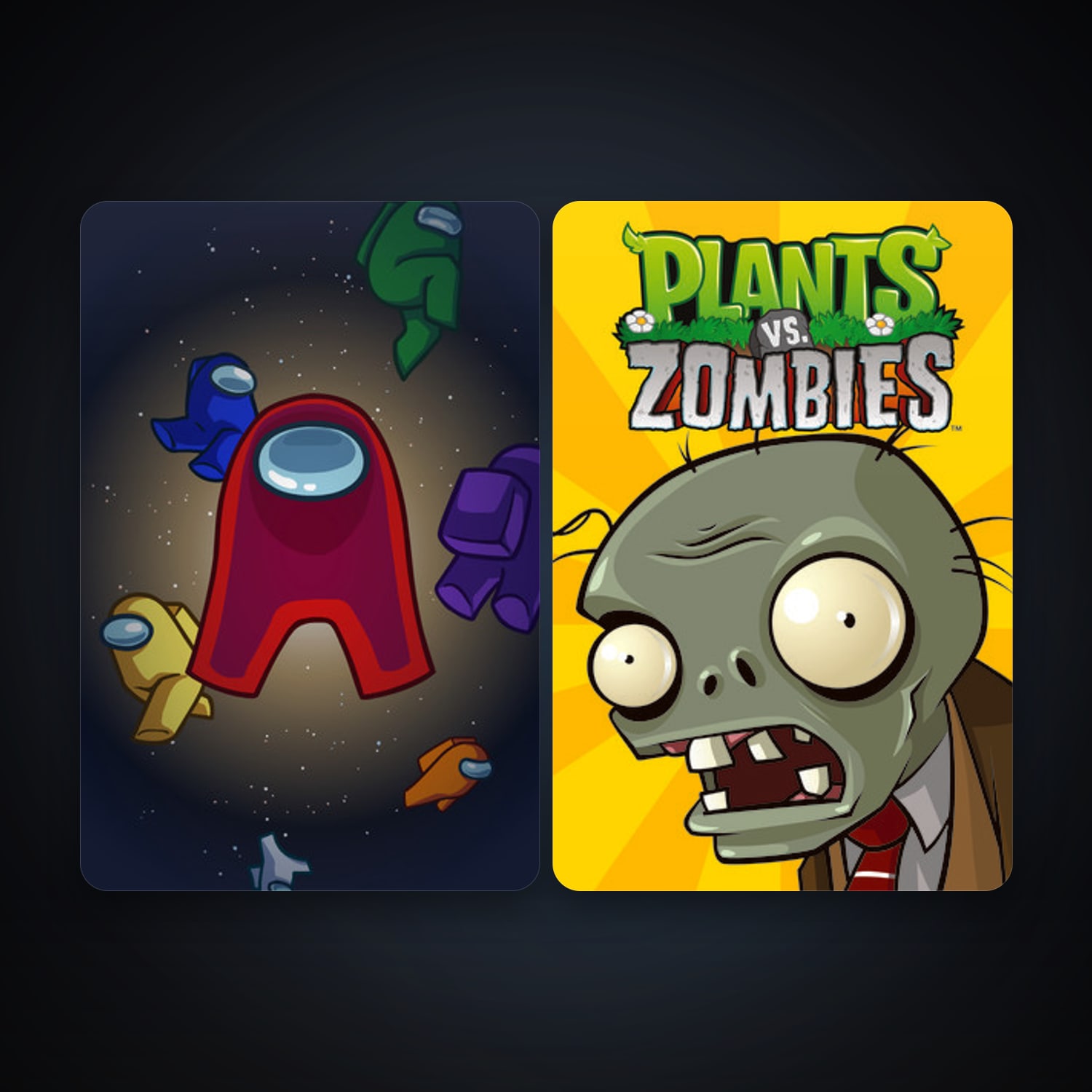 Plants vs. Zombies GOTY Edition + Among Us, 3 games, clean — HabibiAccounts