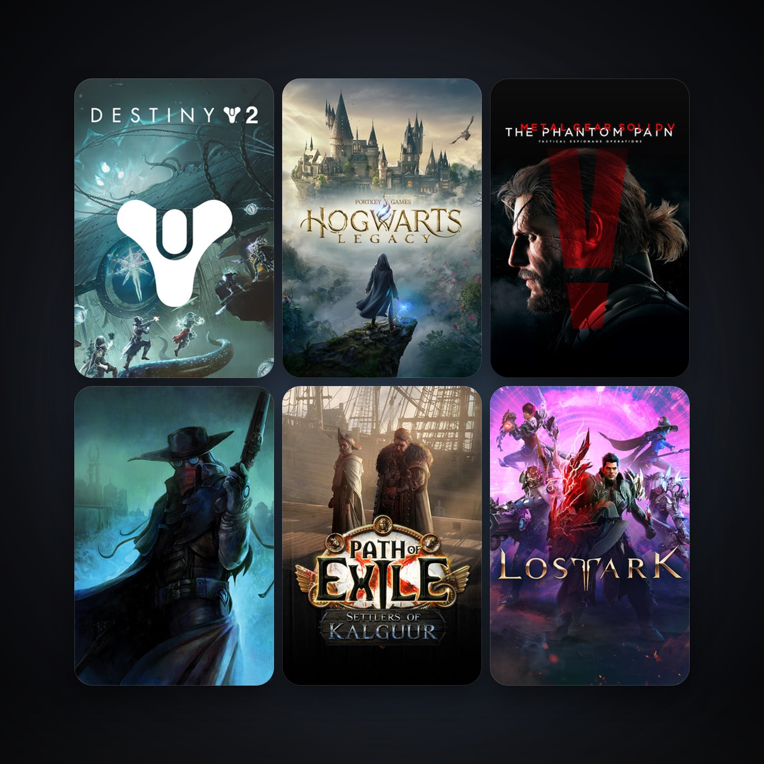Path of Exile + METAL GEAR SOLID V: THE PHANTOM PAIN, 12 games, clean — HabibiAccounts