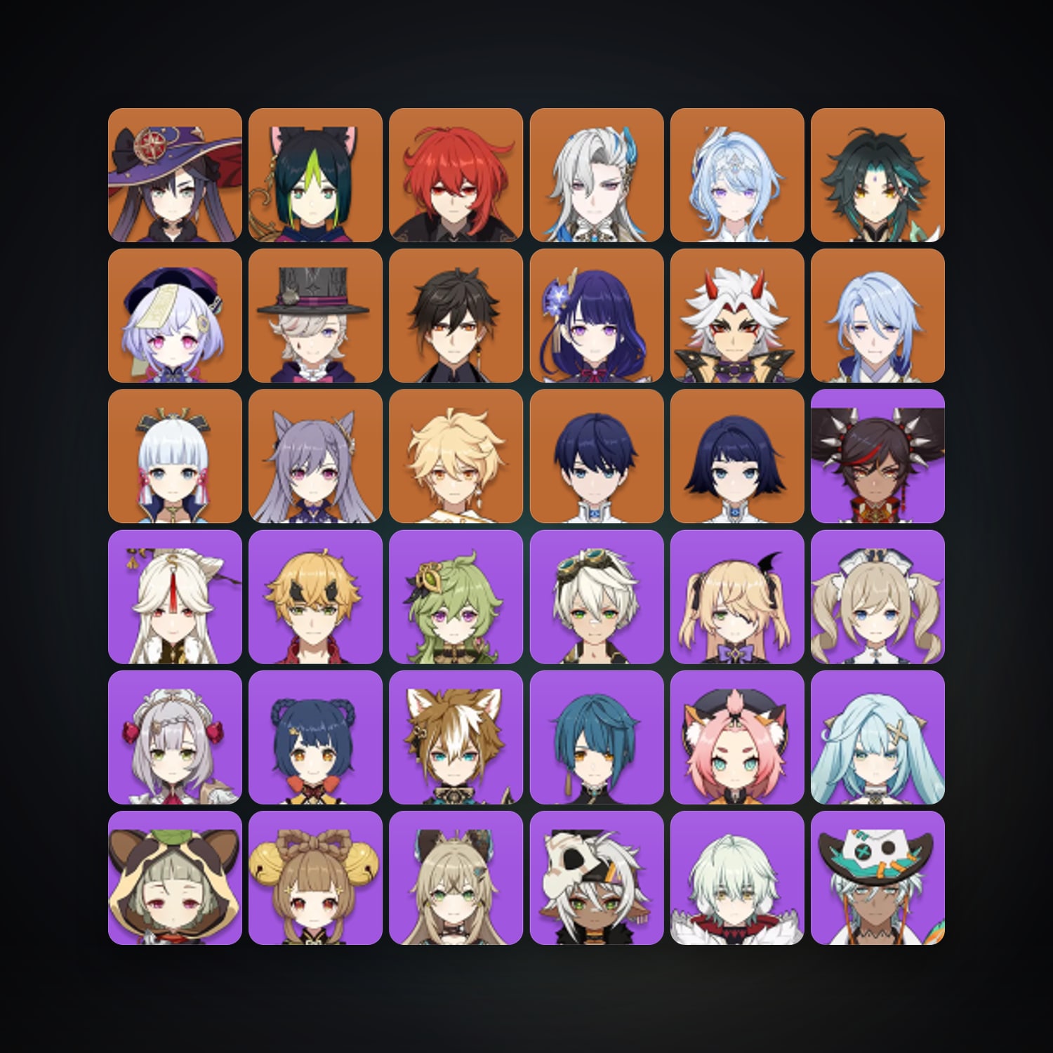 Genshin Impact | AR 57 | 62 Chars | 14× 5★ — Genshin / miHoYo Account — HabibiAccounts