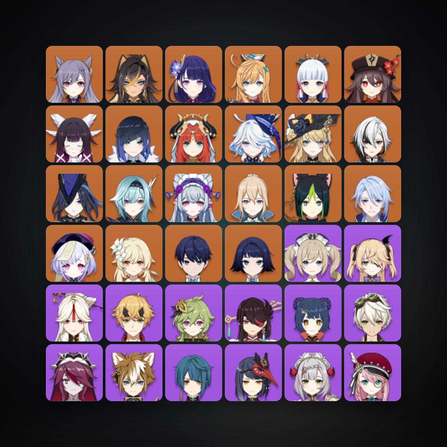 Genshin Impact | AR 58 | 69 Chars | 19× 5★ — Genshin / miHoYo Account — HabibiAccounts