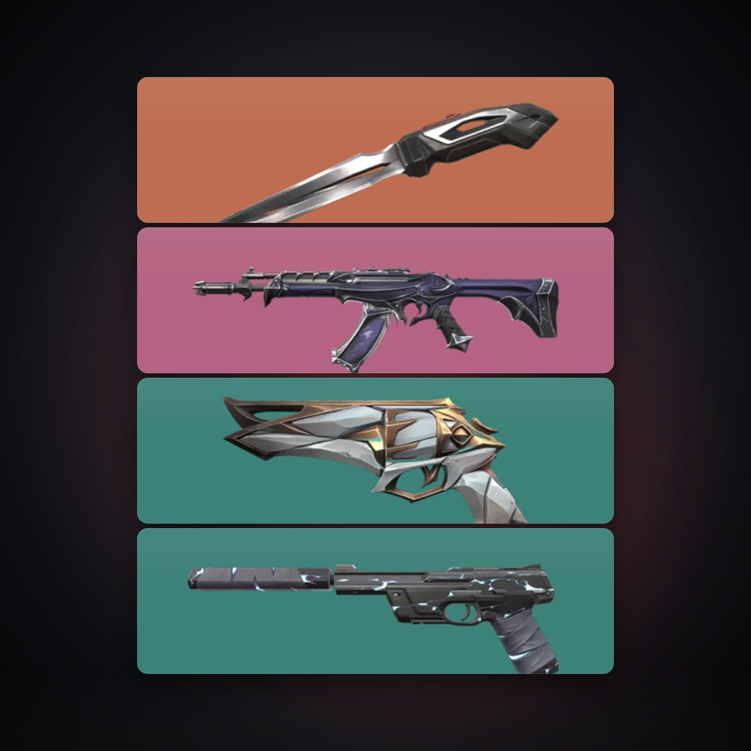 EU Silver 1 locker — 1 knives, 4 skins, lvl 75 — HabibiAccounts