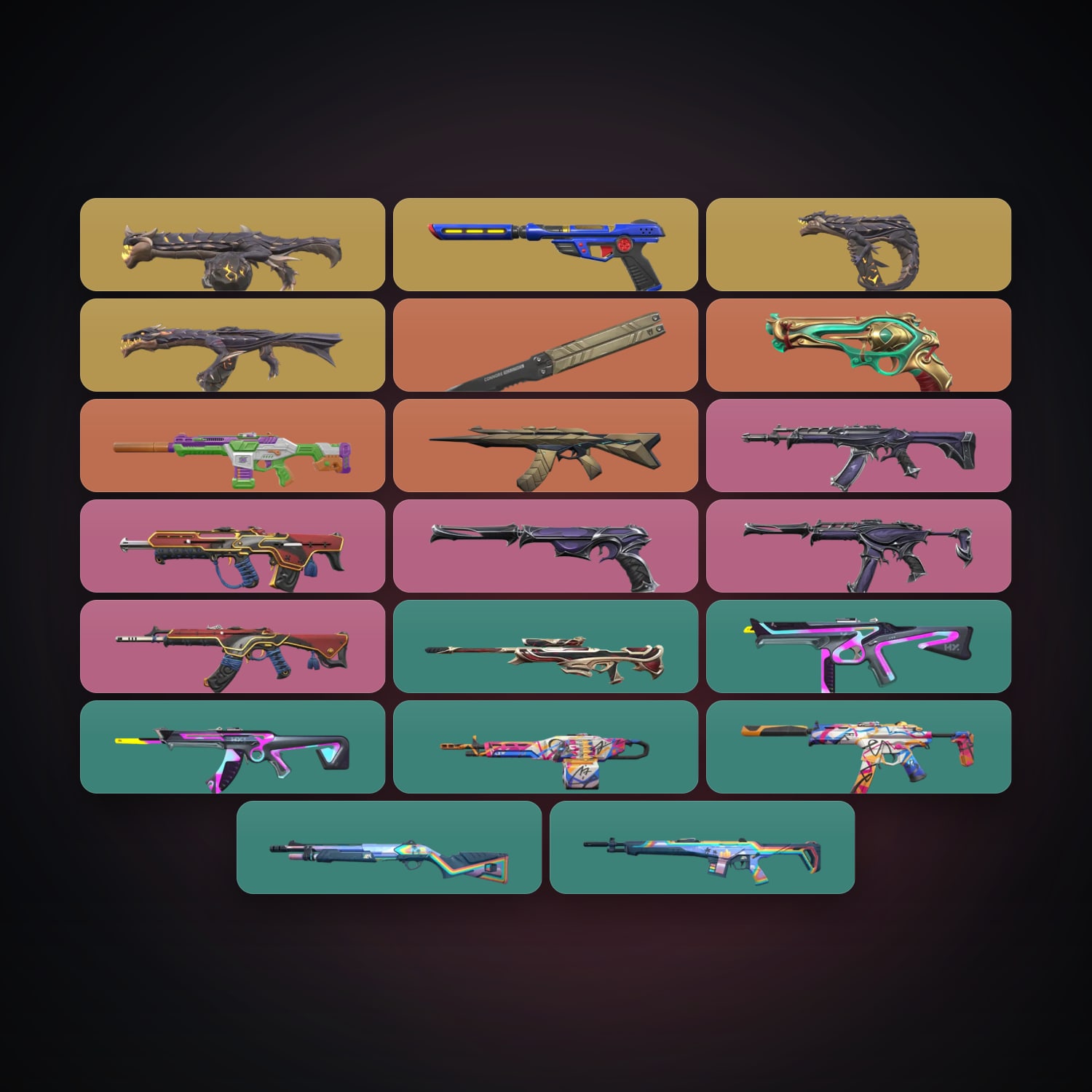 NA Bronze 2 locker — 1 knives, 22 skins, lvl 45 — HabibiAccounts