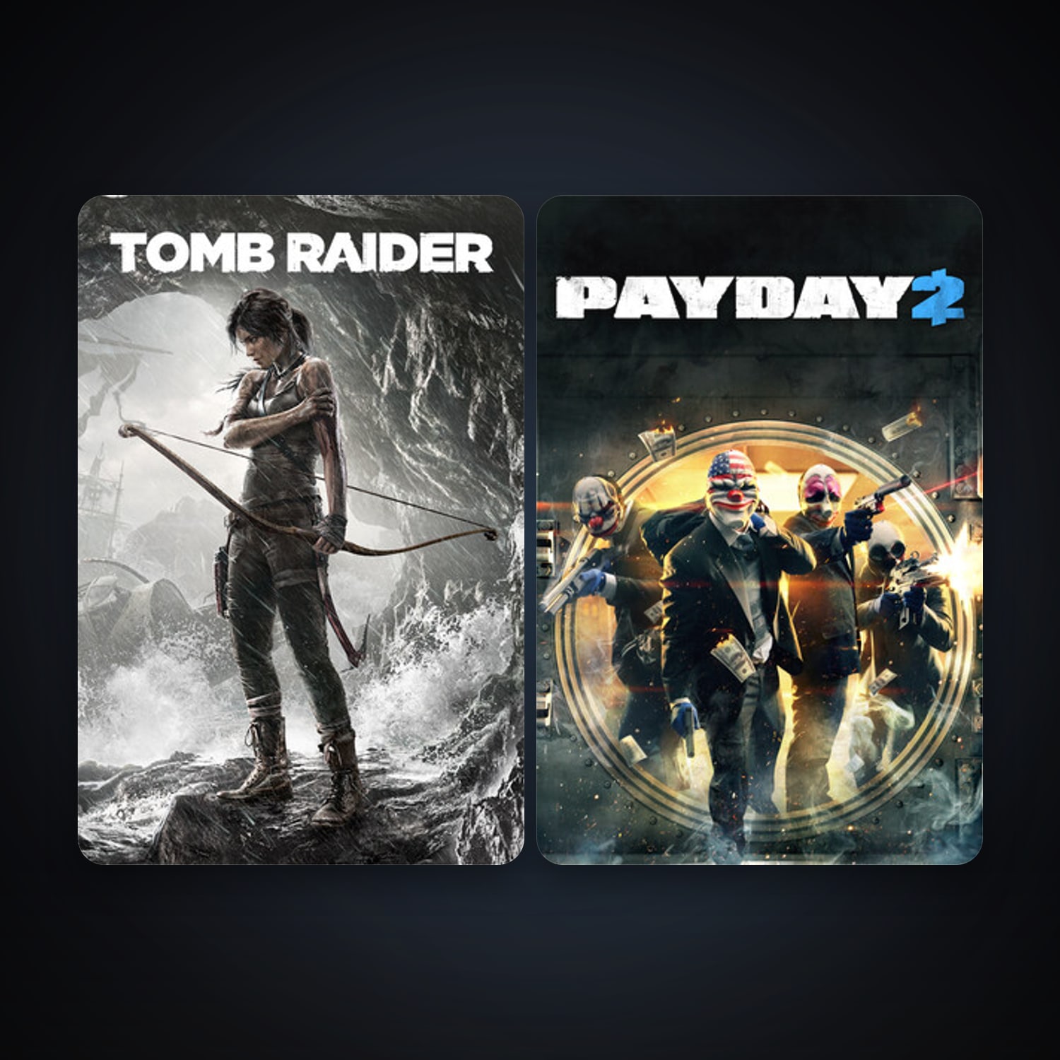 Tomb Raider + PAYDAY 2, 3 games, clean — HabibiAccounts