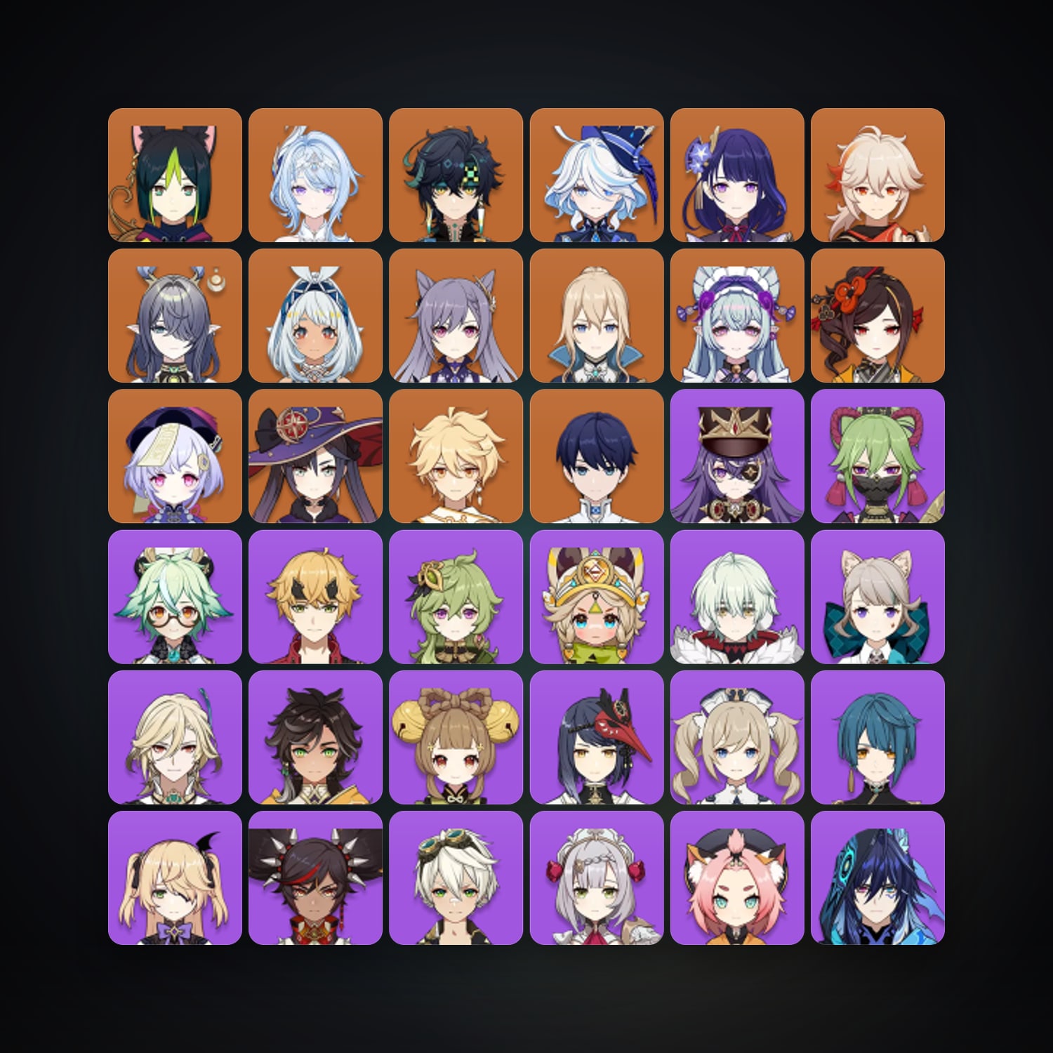 Genshin Impact | AR 57 | 53 Chars | 14× 5★ — Genshin / miHoYo Account — HabibiAccounts