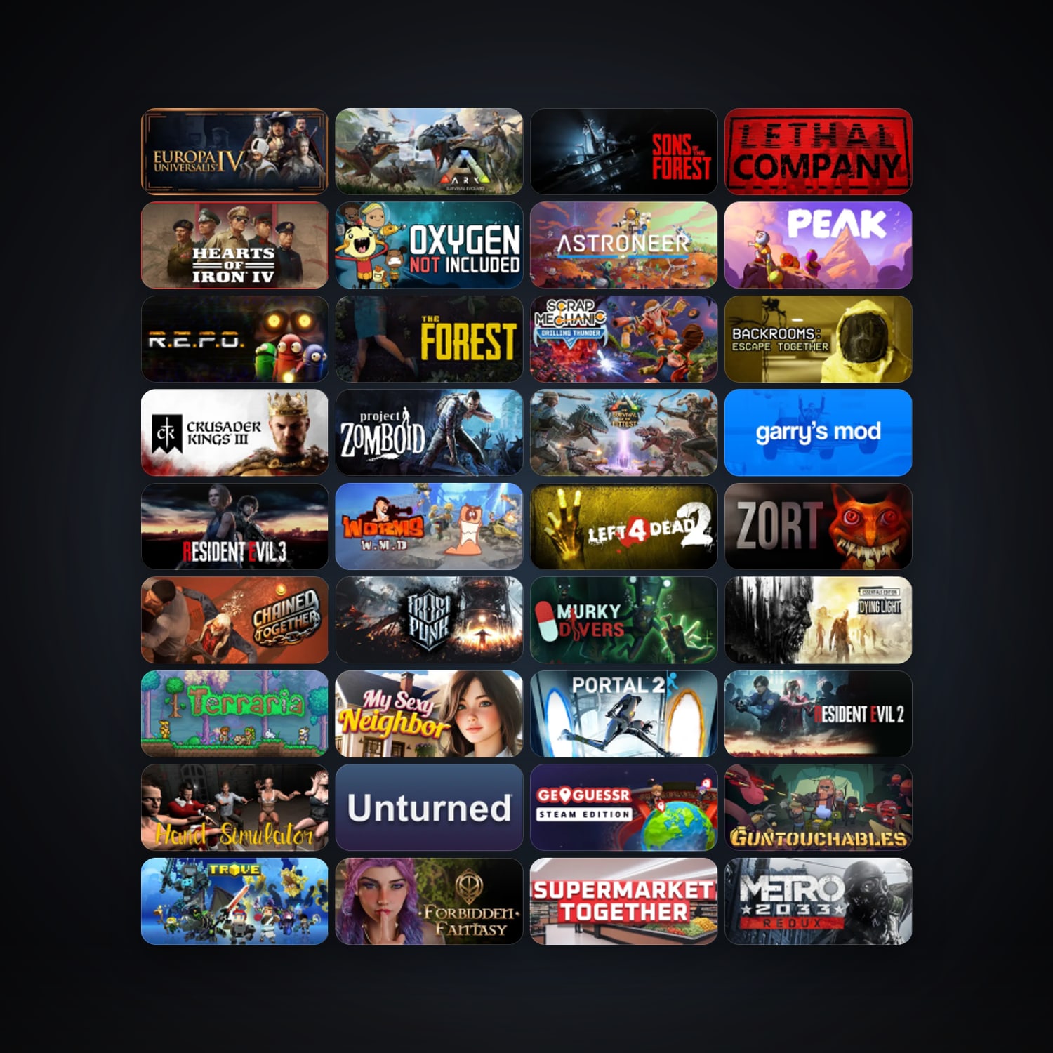 Left 4 Dead 2 + Portal 2, 150 games, clean — HabibiAccounts