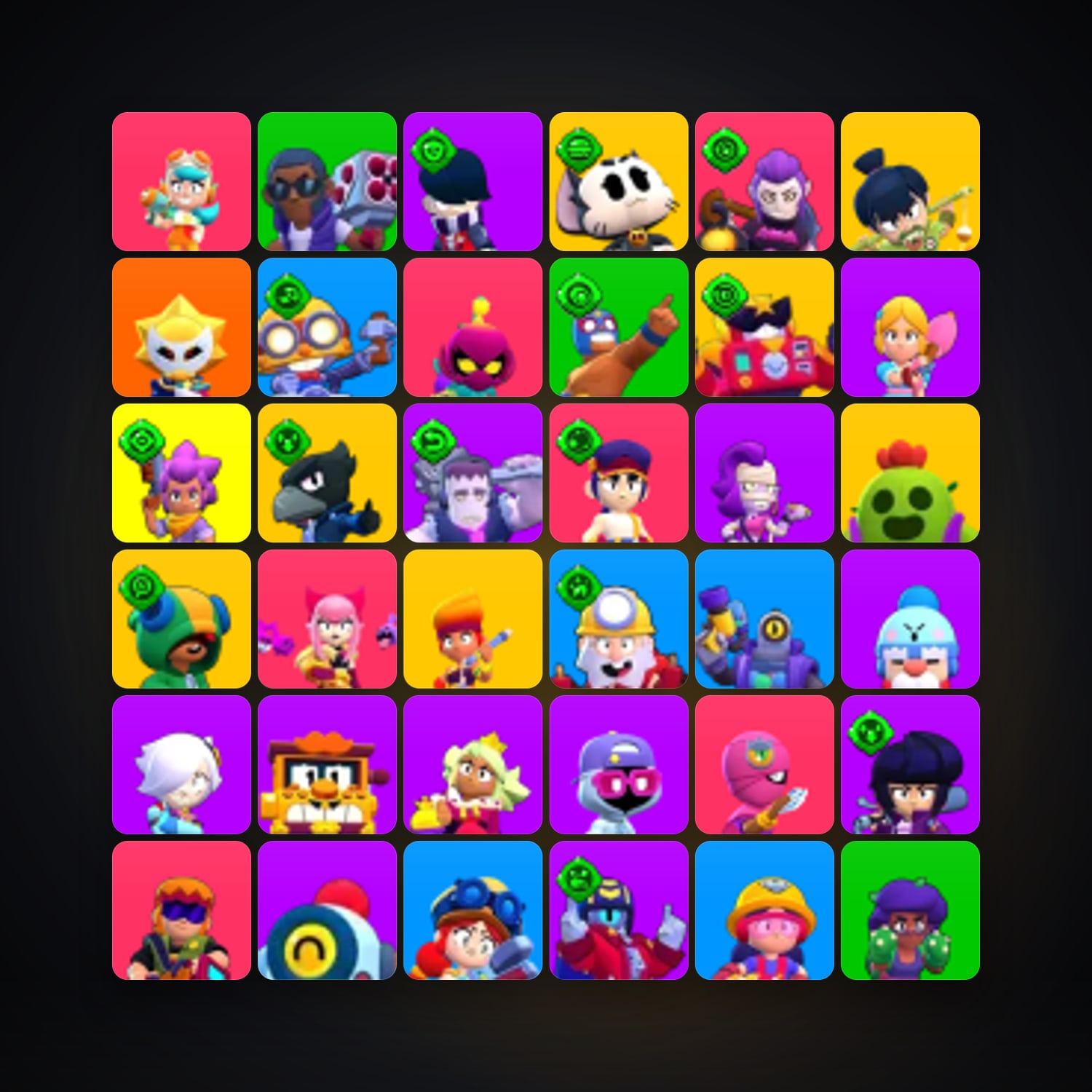 105 Brawlers | 67.6K Trophies — Supercell Account — HabibiAccounts