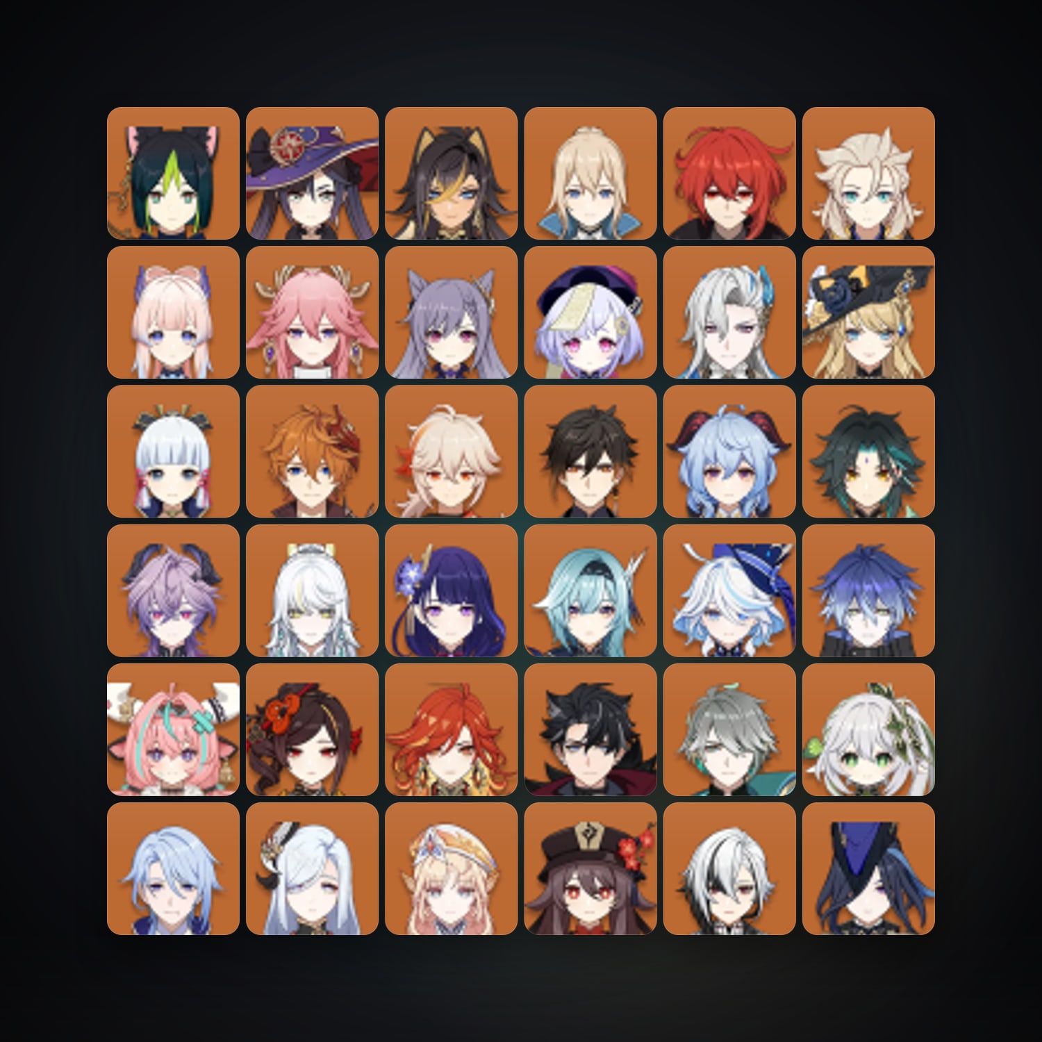 Genshin Impact | AR 60 | 96 Chars | 41× 5★ — Genshin / miHoYo Account — HabibiAccounts