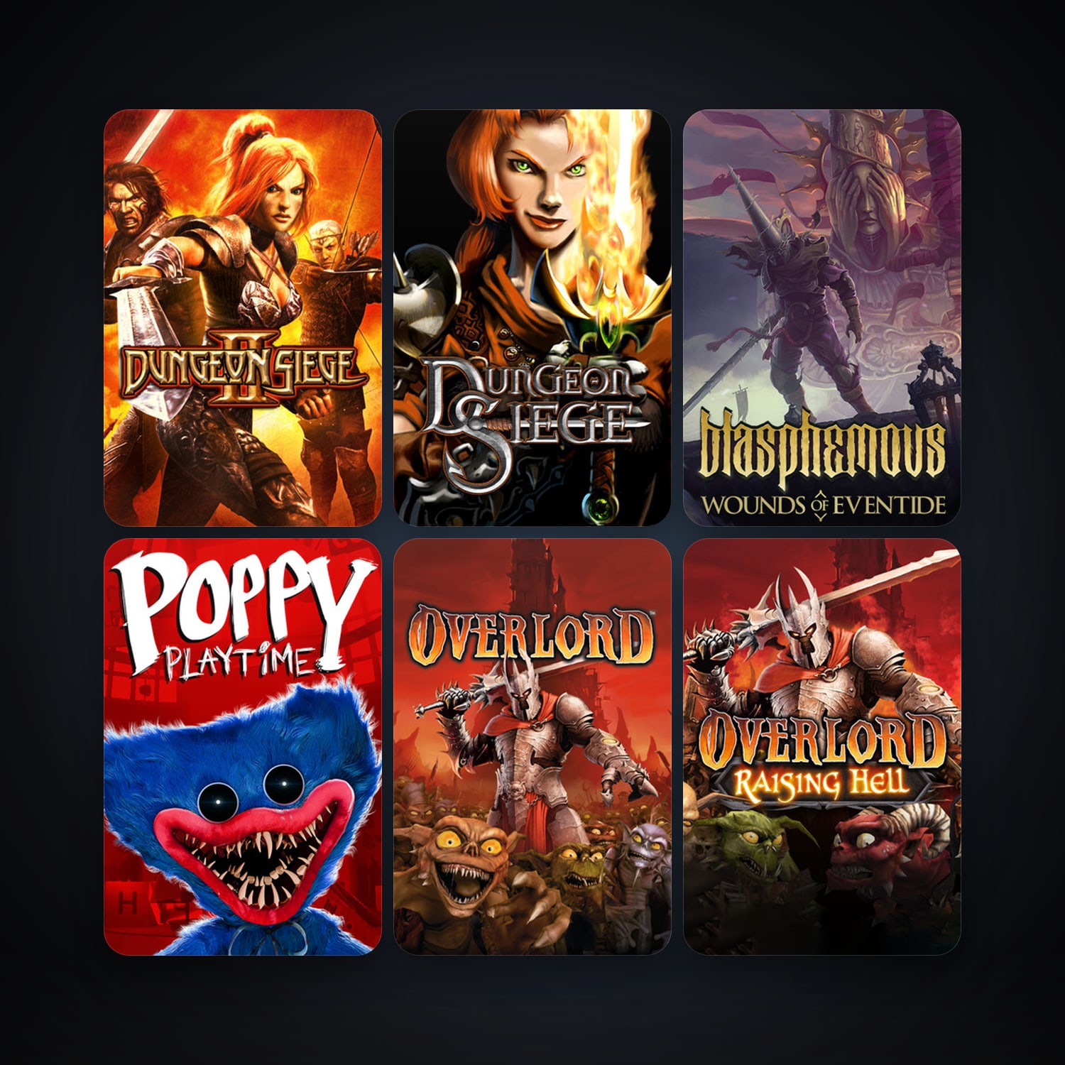 Overlord + Overlord: Raising Hell, 13 games, clean — HabibiAccounts