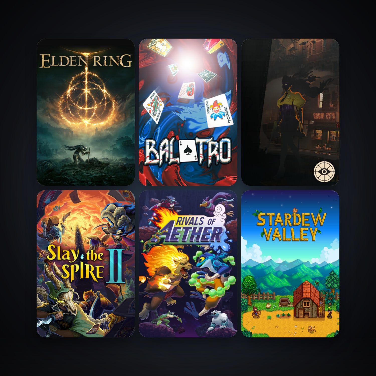 Enter the Gungeon + Rivals of Aether, 108 games, Steam 11, clean — HabibiAccounts