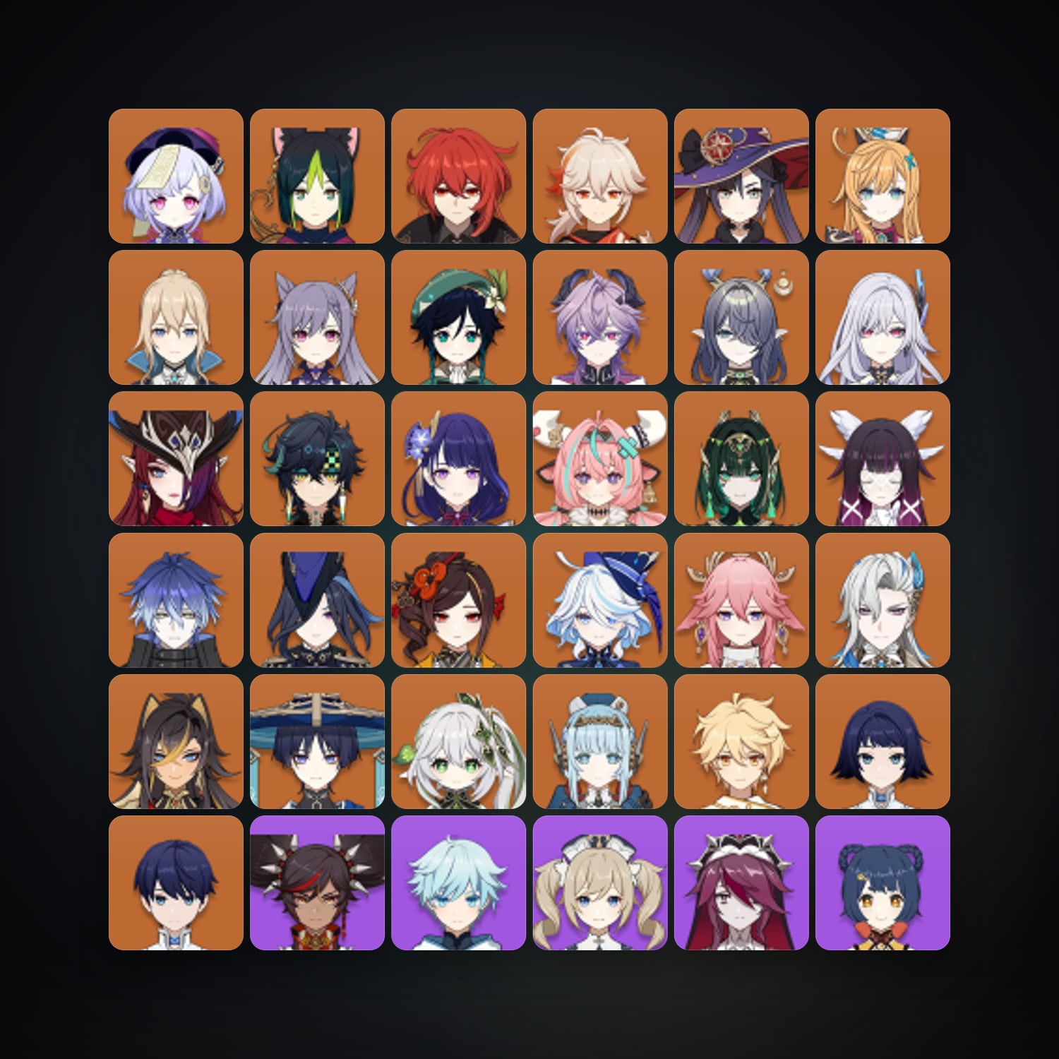 Genshin Impact | AR 59 | 80 Chars | 28× 5★ — Genshin / miHoYo Account — HabibiAccounts