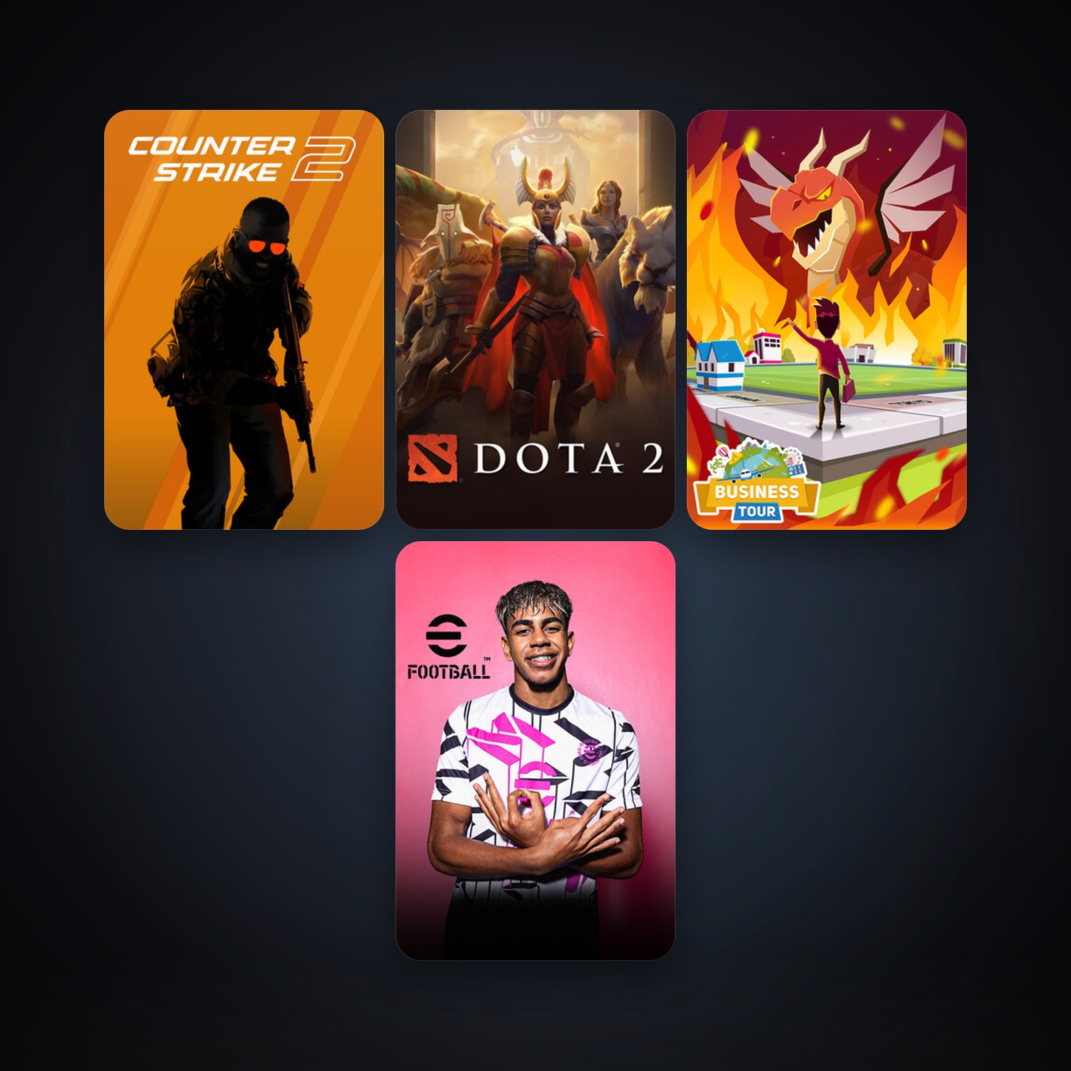 Dota 2 + CS2 Prime, 8 games, clean — HabibiAccounts