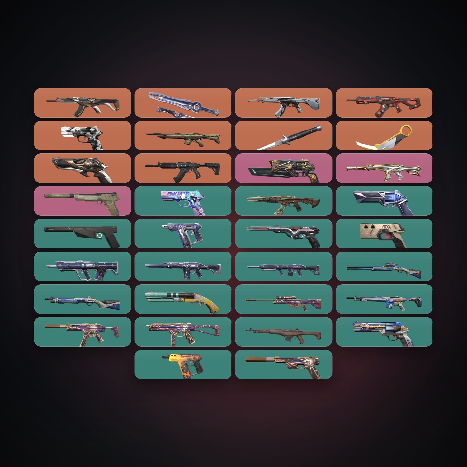 EU Plat 2 locker — 3 knives, 34 skins, lvl 134 — HabibiAccounts