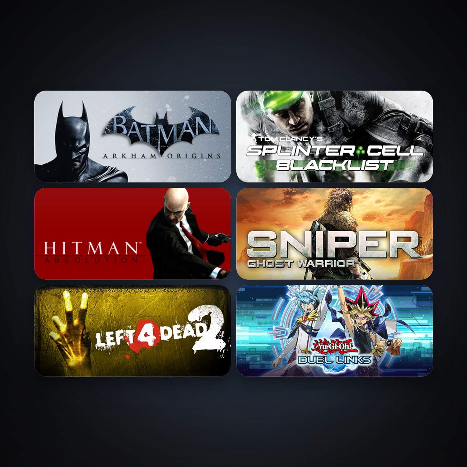 Left 4 Dead 2 + Hitman 2: Silent Assassin, 20 games, clean — HabibiAccounts