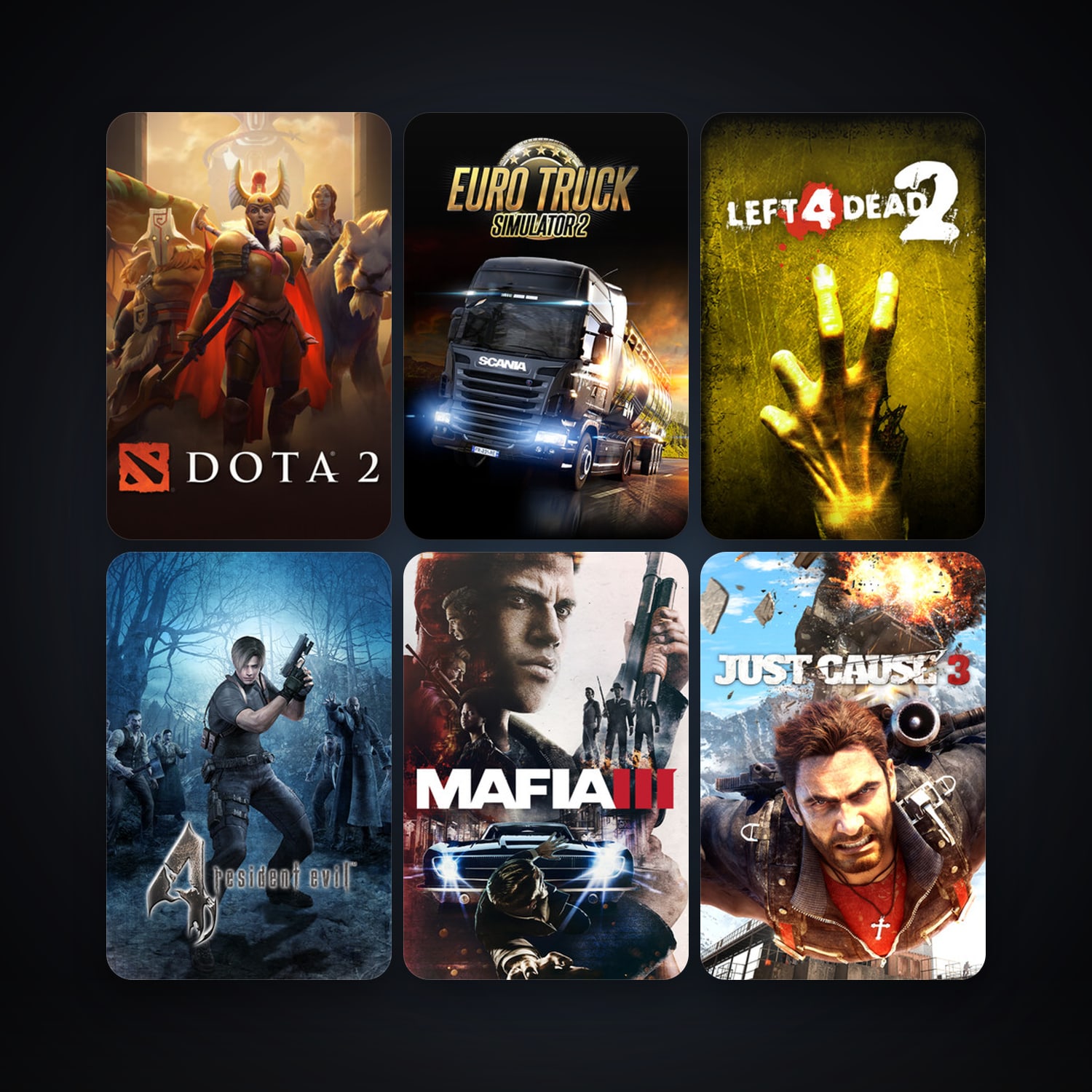 Left 4 Dead 2 + Dota 2, 79 games, clean — HabibiAccounts
