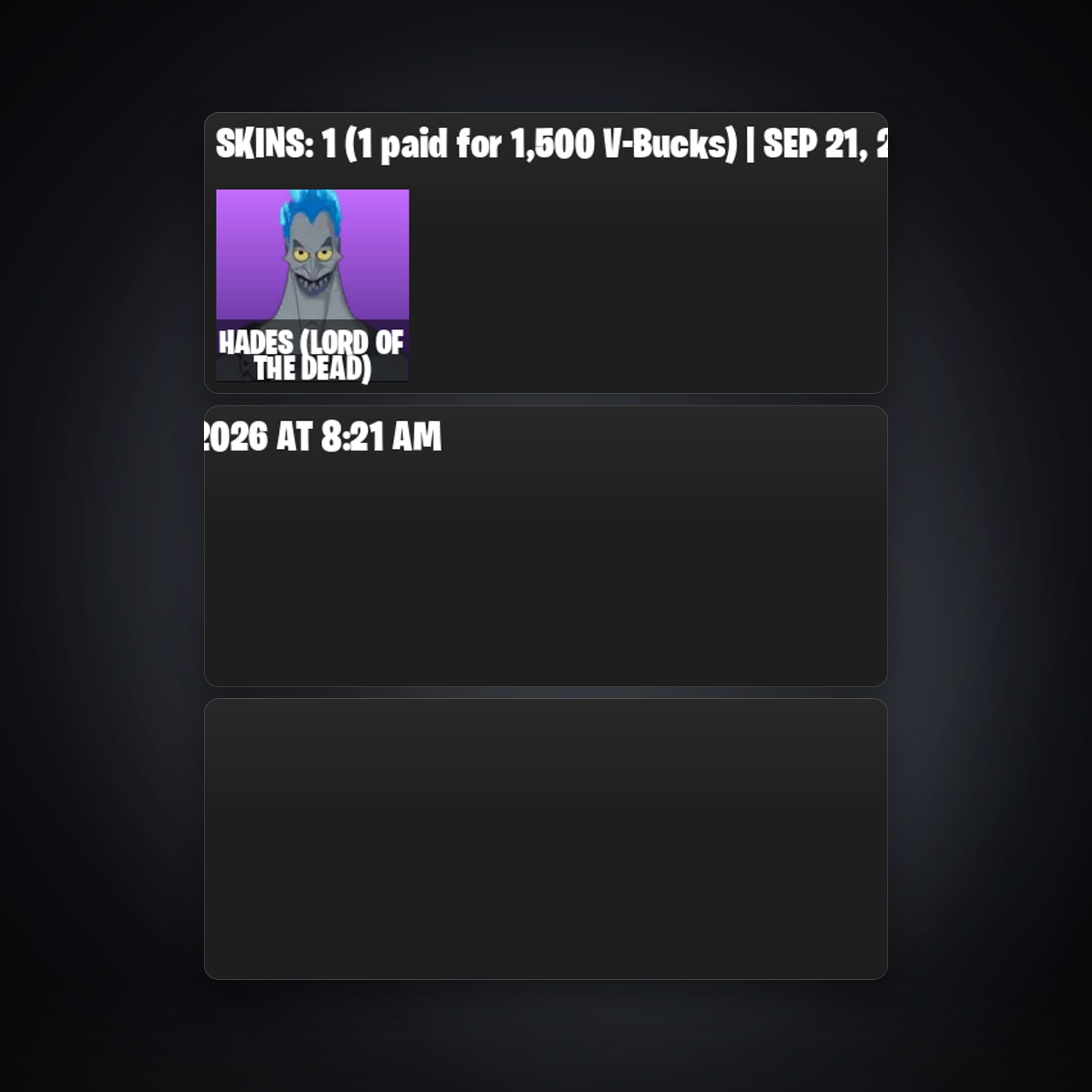 Epic · 260998617 — HabibiAccounts