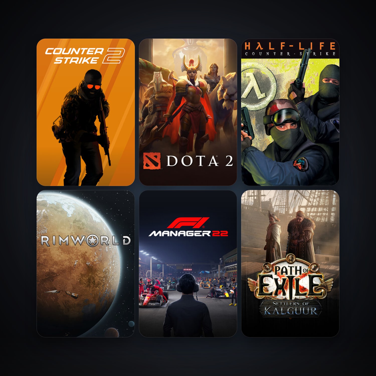 Counter-Strike + Day of Defeat, 38 games, Steam 11, clean — HabibiAccounts