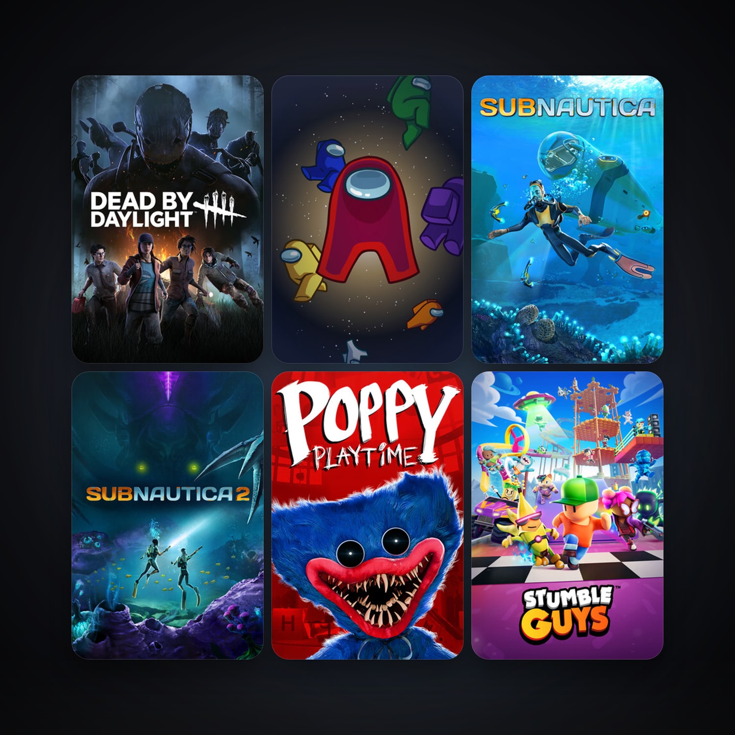 Subnautica + Dead by Daylight, 8 games, clean — HabibiAccounts