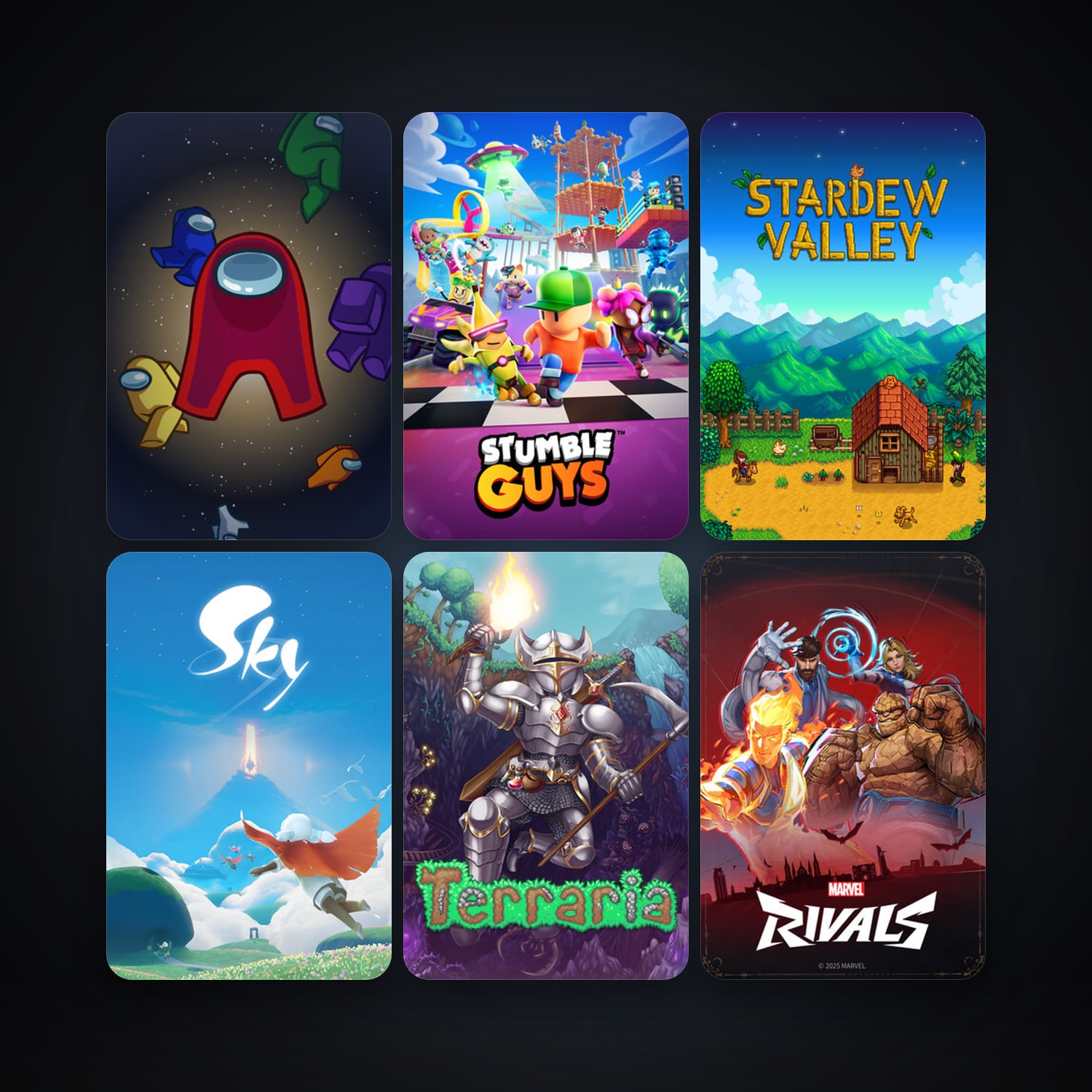 Terraria + Stardew Valley, 11 games, clean — HabibiAccounts