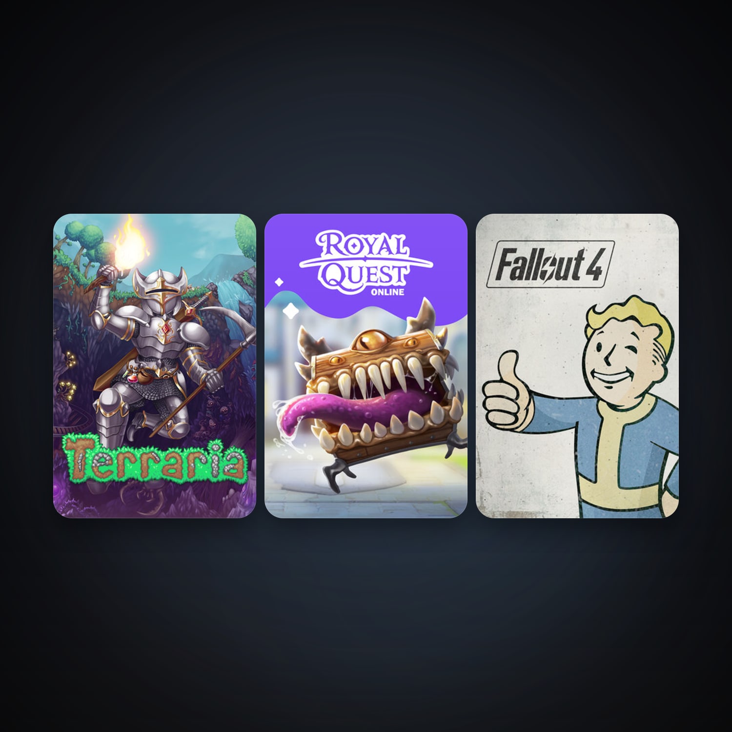 Terraria + Fallout 4, 5 games, clean — HabibiAccounts