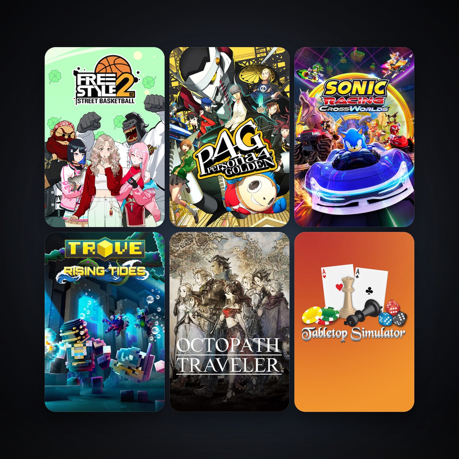 NARUTO SHIPPUDEN: Ultimate Ninja STORM Revolution + Tabletop Simulator, 109 games, clean — HabibiAccounts