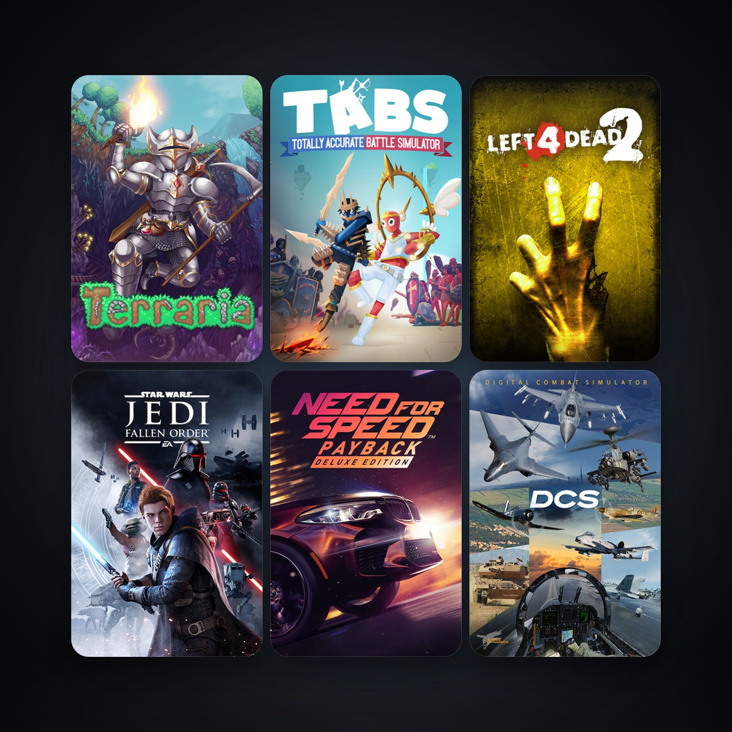 Left 4 Dead 2 + Terraria, 13 games, clean — HabibiAccounts