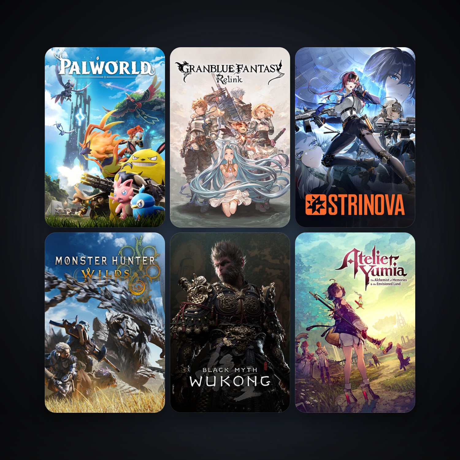 Granblue Fantasy: Relink + Strinova, 39 games, clean — HabibiAccounts