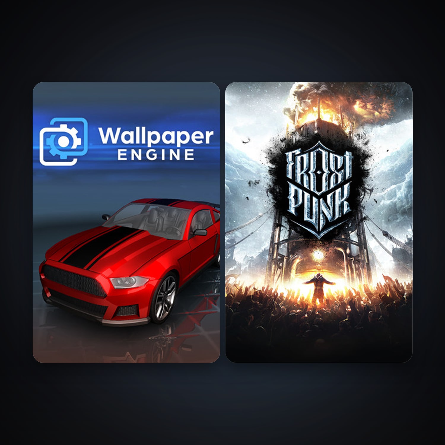 Frostpunk + Wallpaper Engine, 3 games, clean — HabibiAccounts