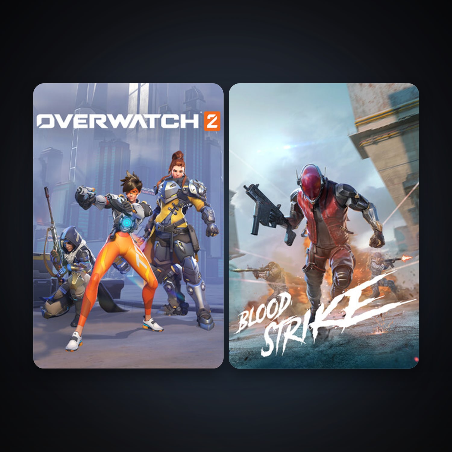 Overwatch 2 + Blood Strike, 2 games, clean — HabibiAccounts