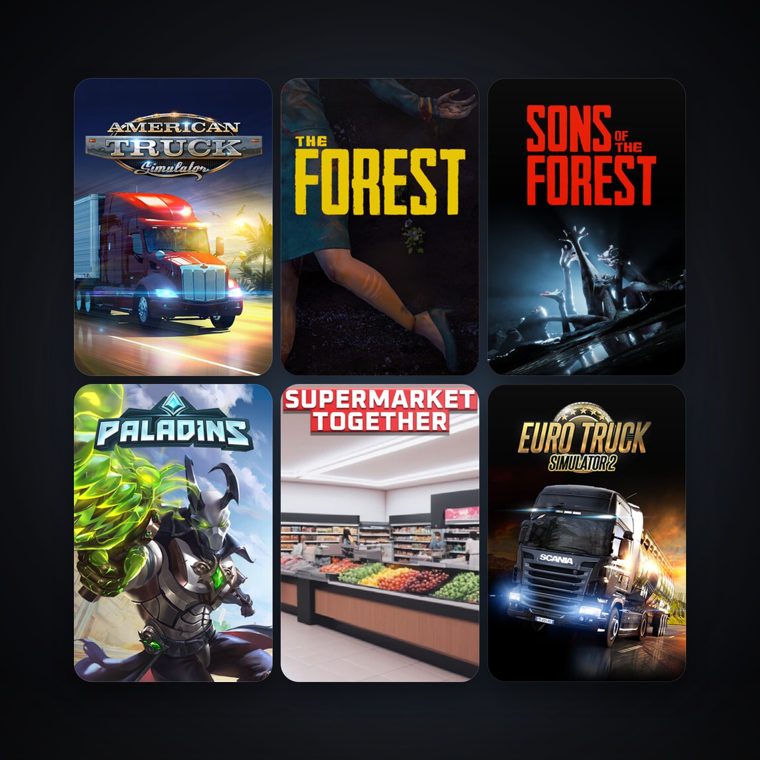 Left 4 Dead 2 + Euro Truck Simulator 2, 34 games, clean — HabibiAccounts