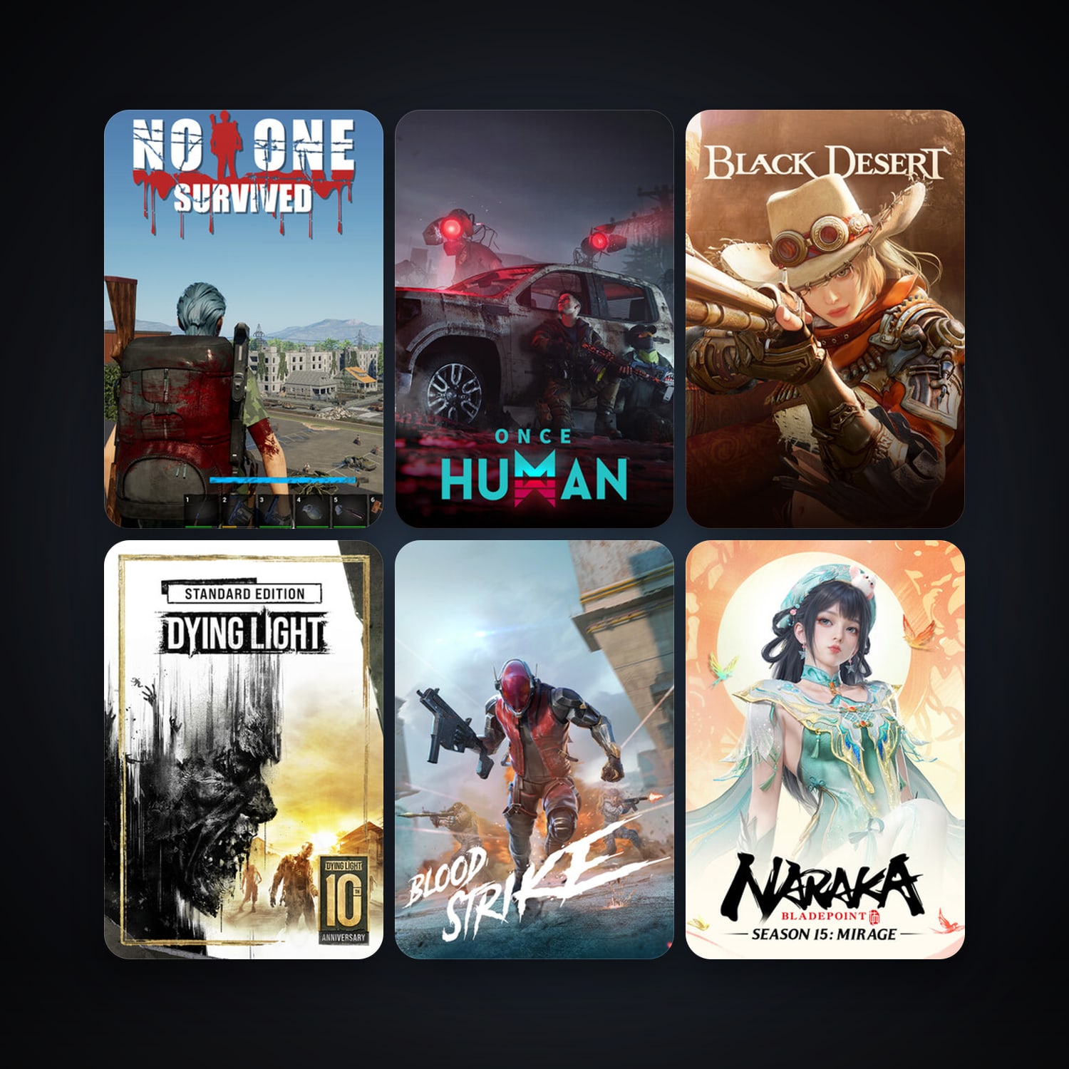 Dying Light + Black Desert Online, 103 games, clean — HabibiAccounts
