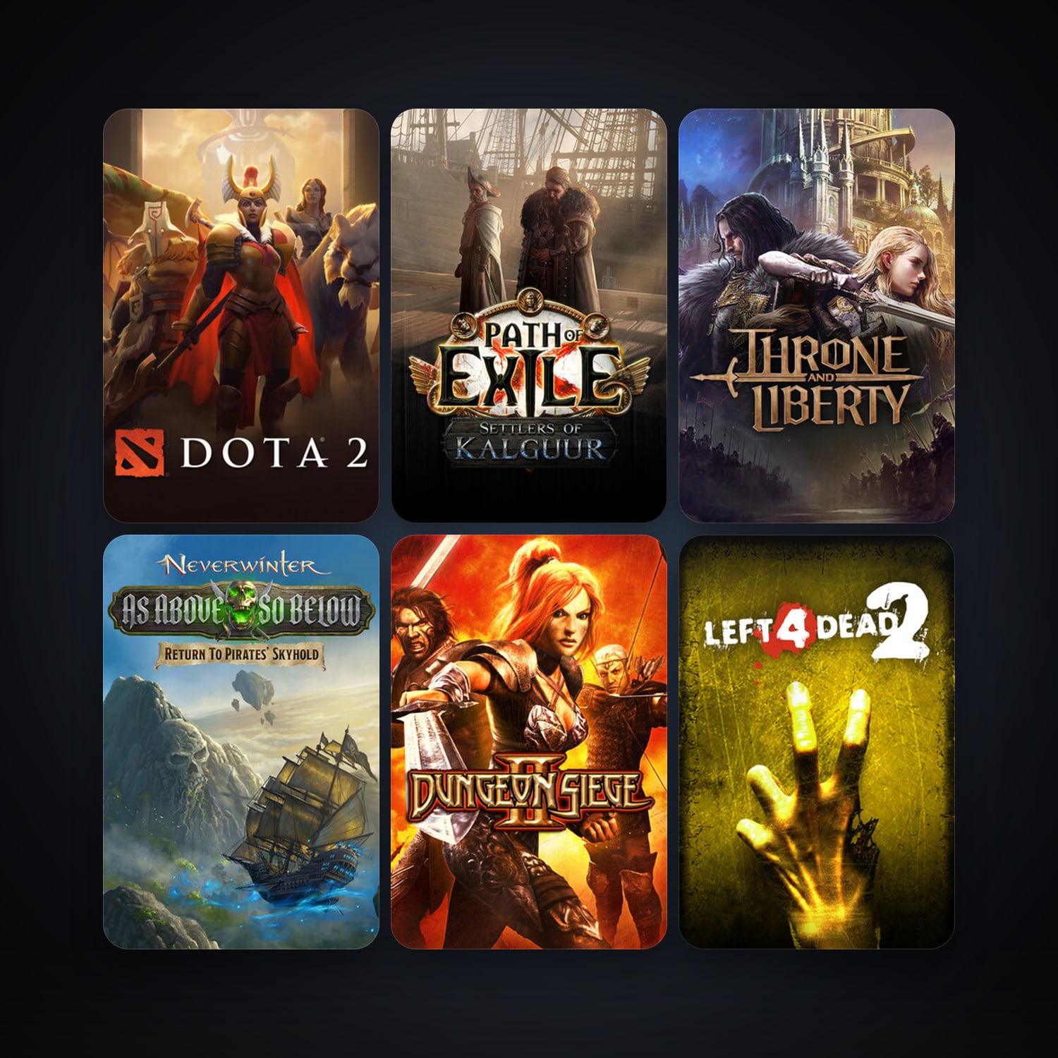 Left 4 Dead 2 + Dota 2, 104 games, clean — HabibiAccounts