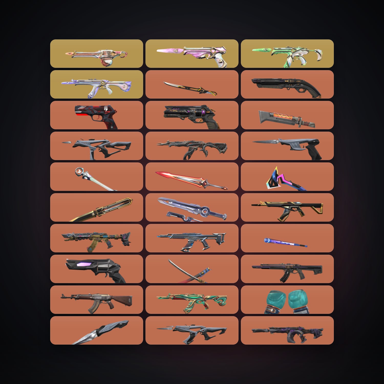 EU Diamond 3 locker — 13 knives, 131 skins, lvl 348 — HabibiAccounts