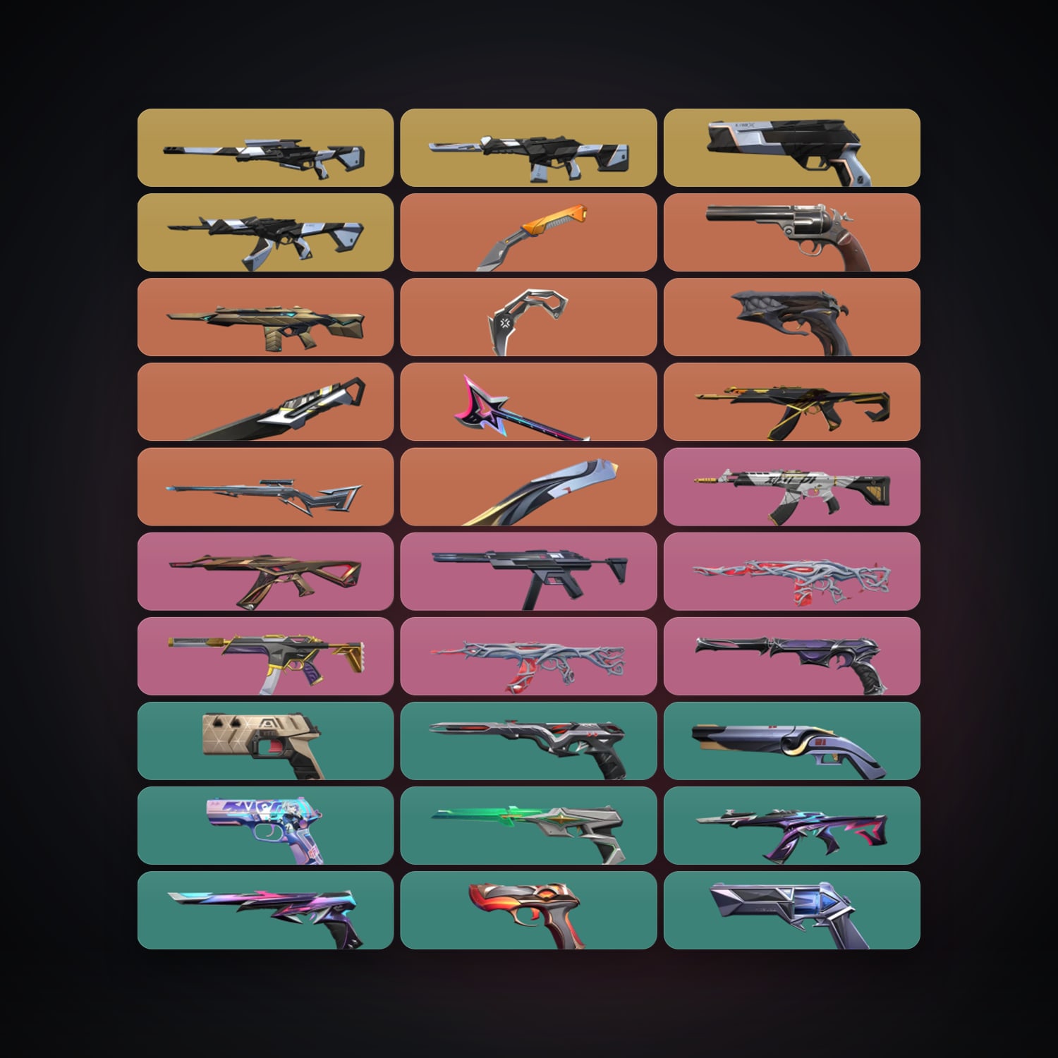 NA Gold 1 locker — 5 knives, 71 skins, lvl 293 — HabibiAccounts