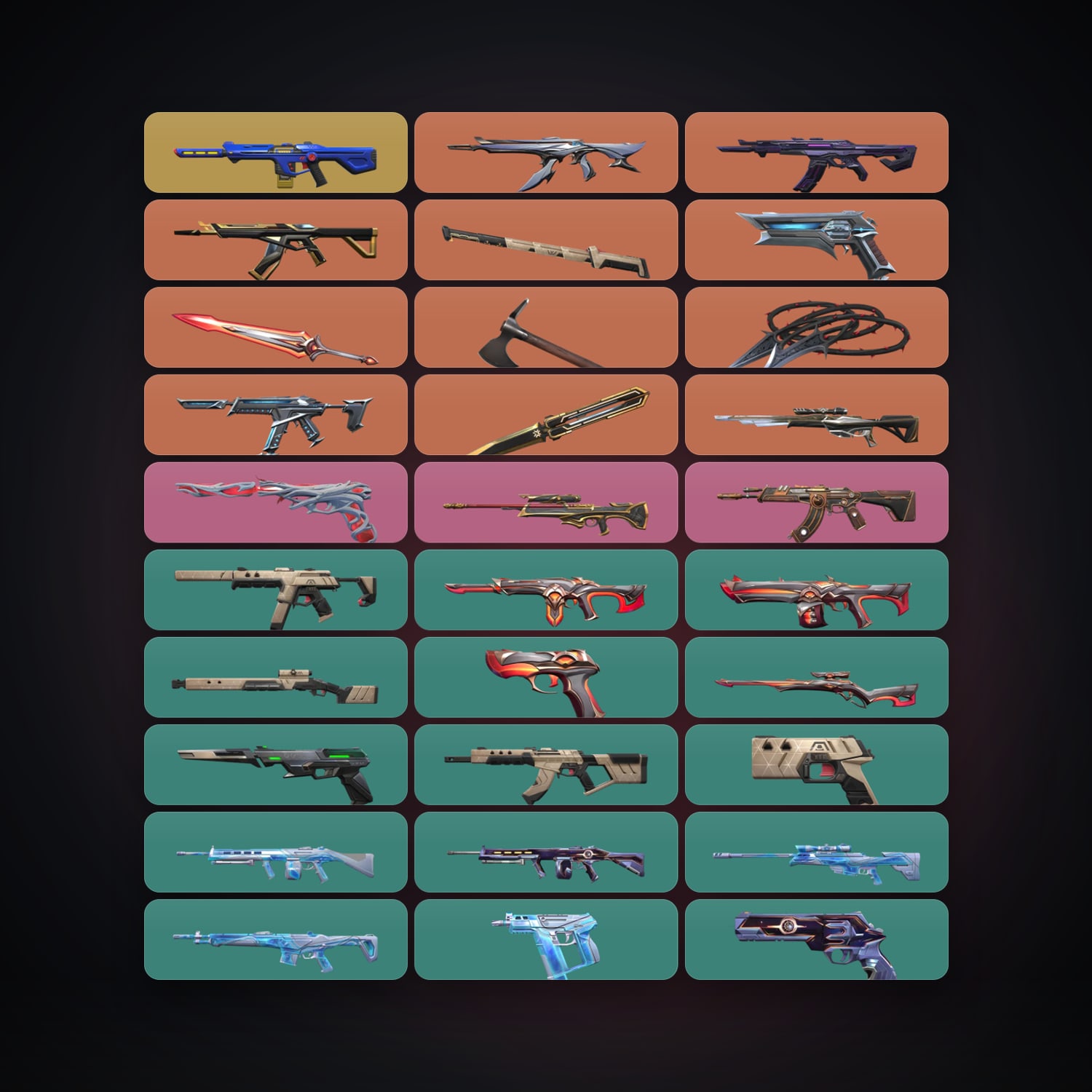 EU Gold 3 locker — 5 knives, 40 skins, lvl 92 — HabibiAccounts