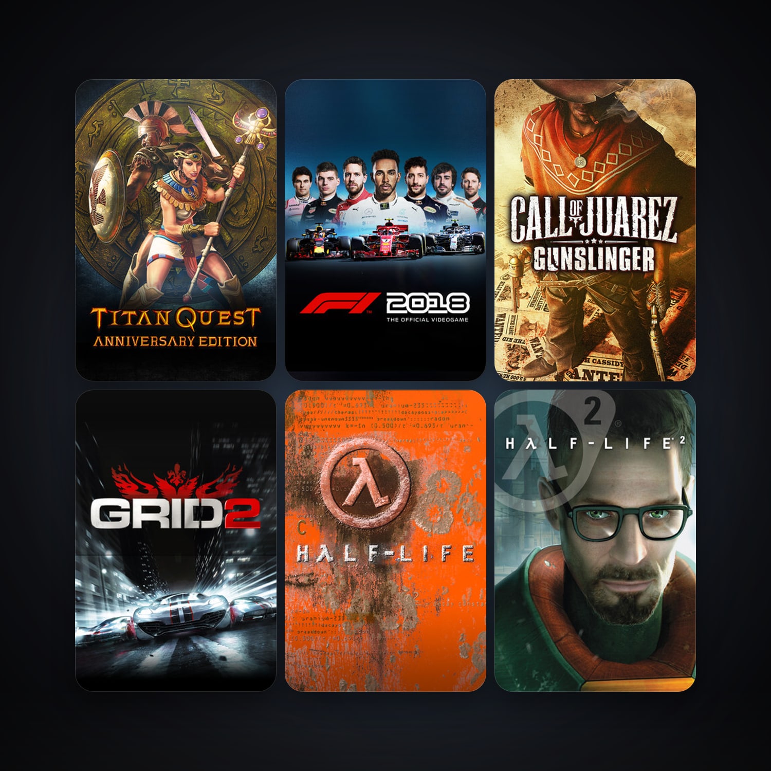 Half-Life + Half-Life 2, 24 games, clean — HabibiAccounts