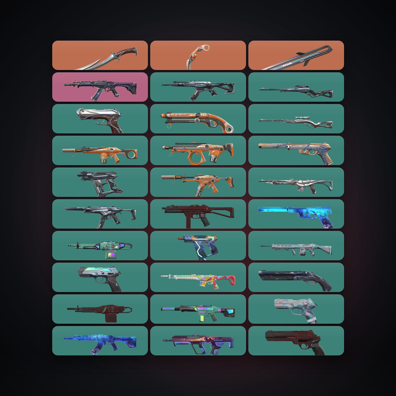 EU Silver 2 locker — 3 knives, 52 skins, lvl 186 — HabibiAccounts