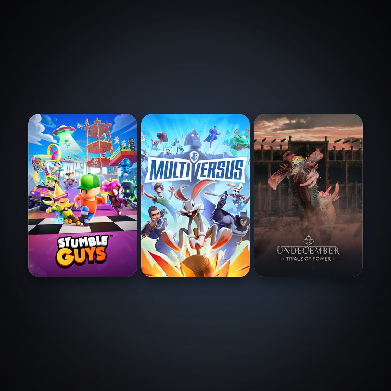 UNDECEMBER + Stumble Guys, 5 games, clean — HabibiAccounts