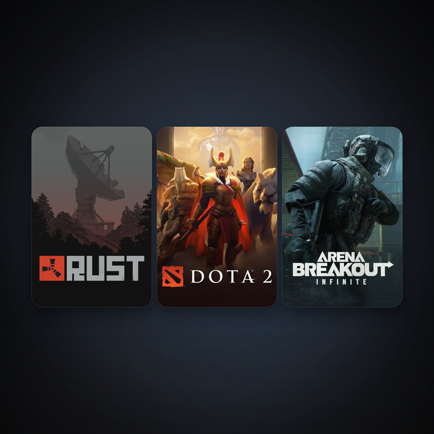 Dota 2 + Rust, 5 games, clean — HabibiAccounts
