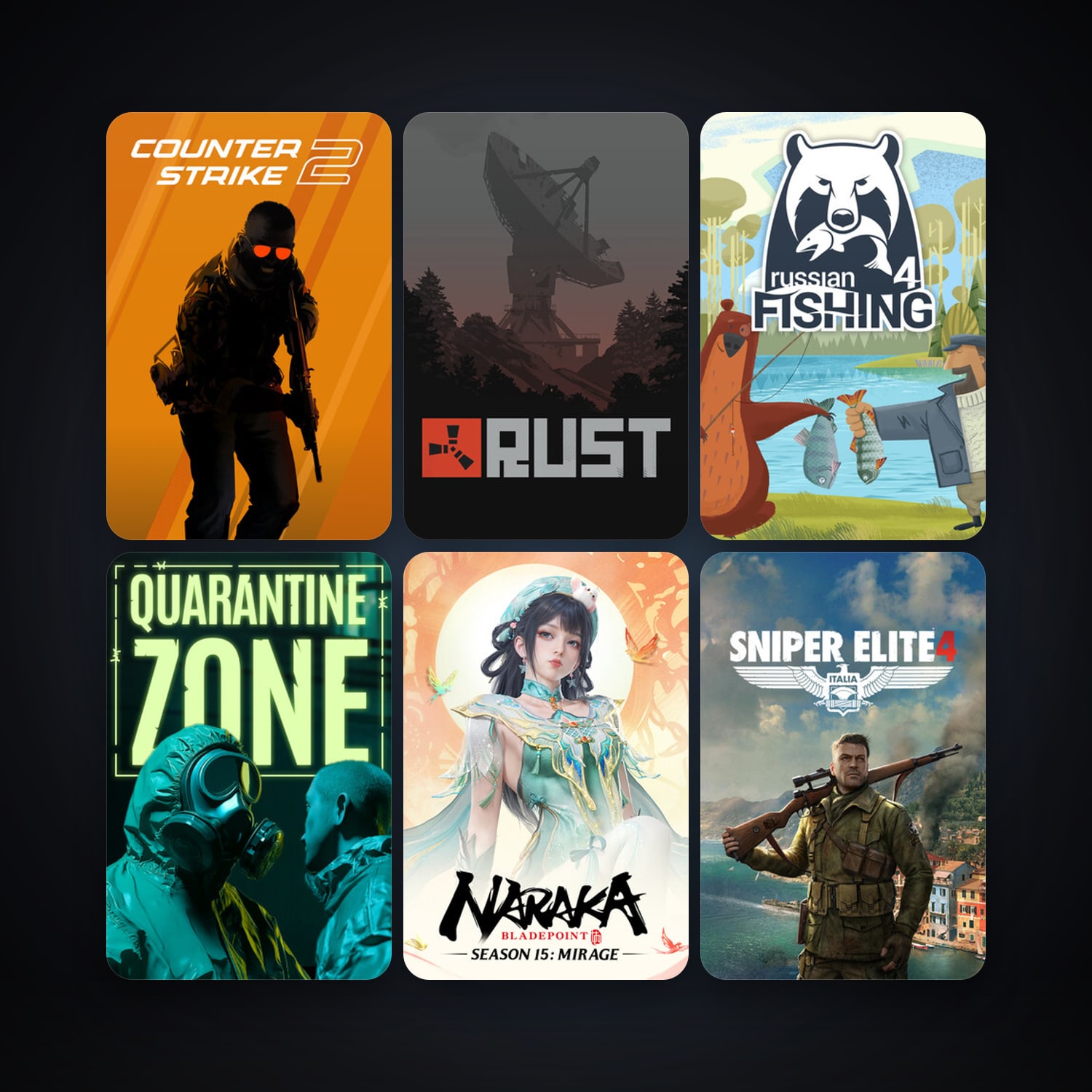 CS2 Prime + Rust, 16 games, clean — HabibiAccounts