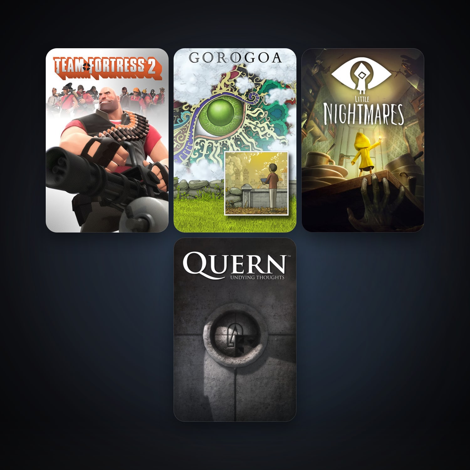 Team Fortress 2 + Little Nightmares, 11 games, clean — HabibiAccounts