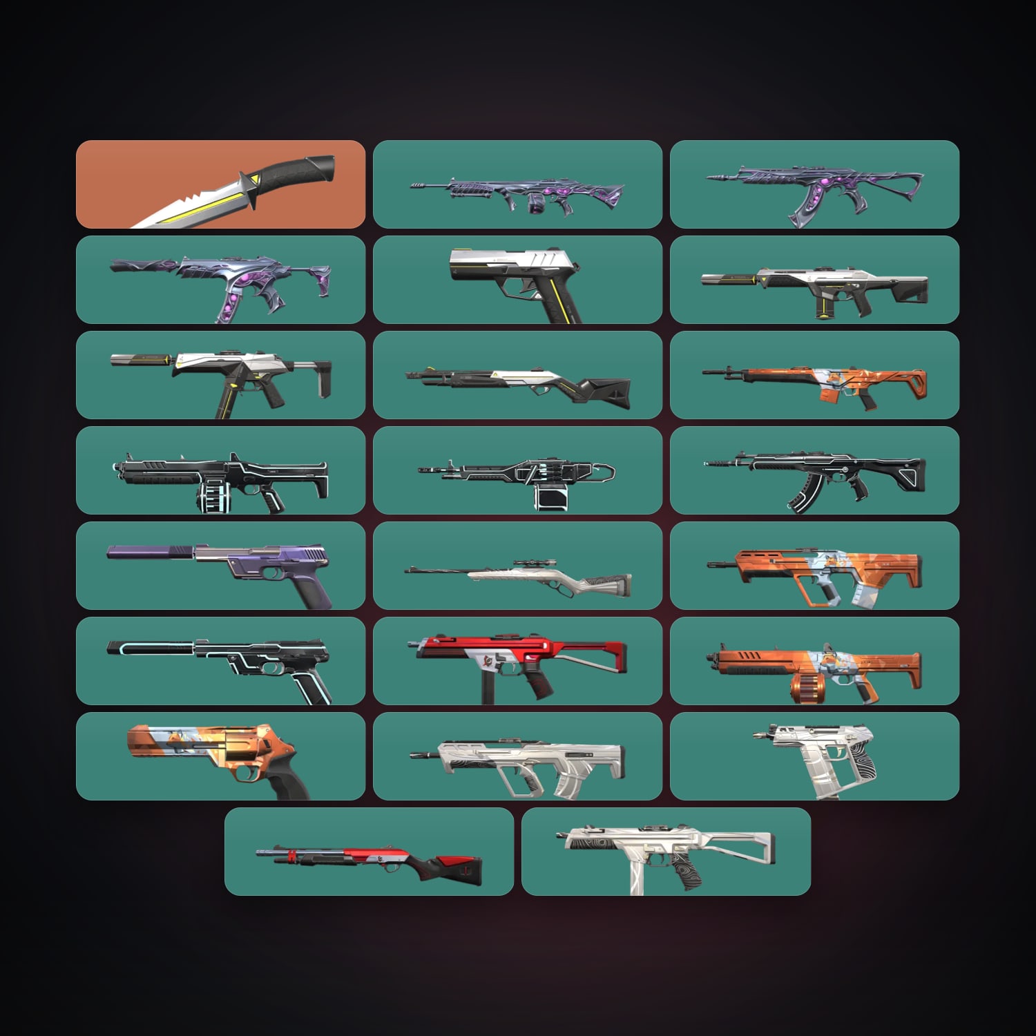 EU Gold 1 locker — 1 knives, 23 skins, lvl 31 — HabibiAccounts