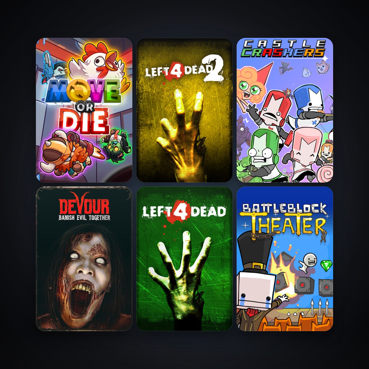 Left 4 Dead + Left 4 Dead 2, 7 games, clean — HabibiAccounts