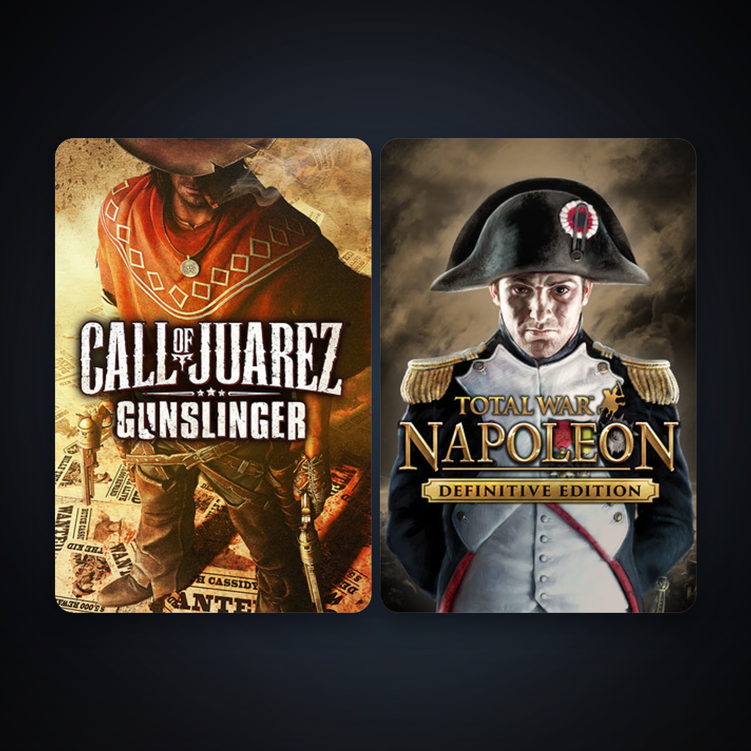 Total War: NAPOLEON - Definitive Edition + Call of Juarez: Gunslinger, 4 games, clean — HabibiAccounts