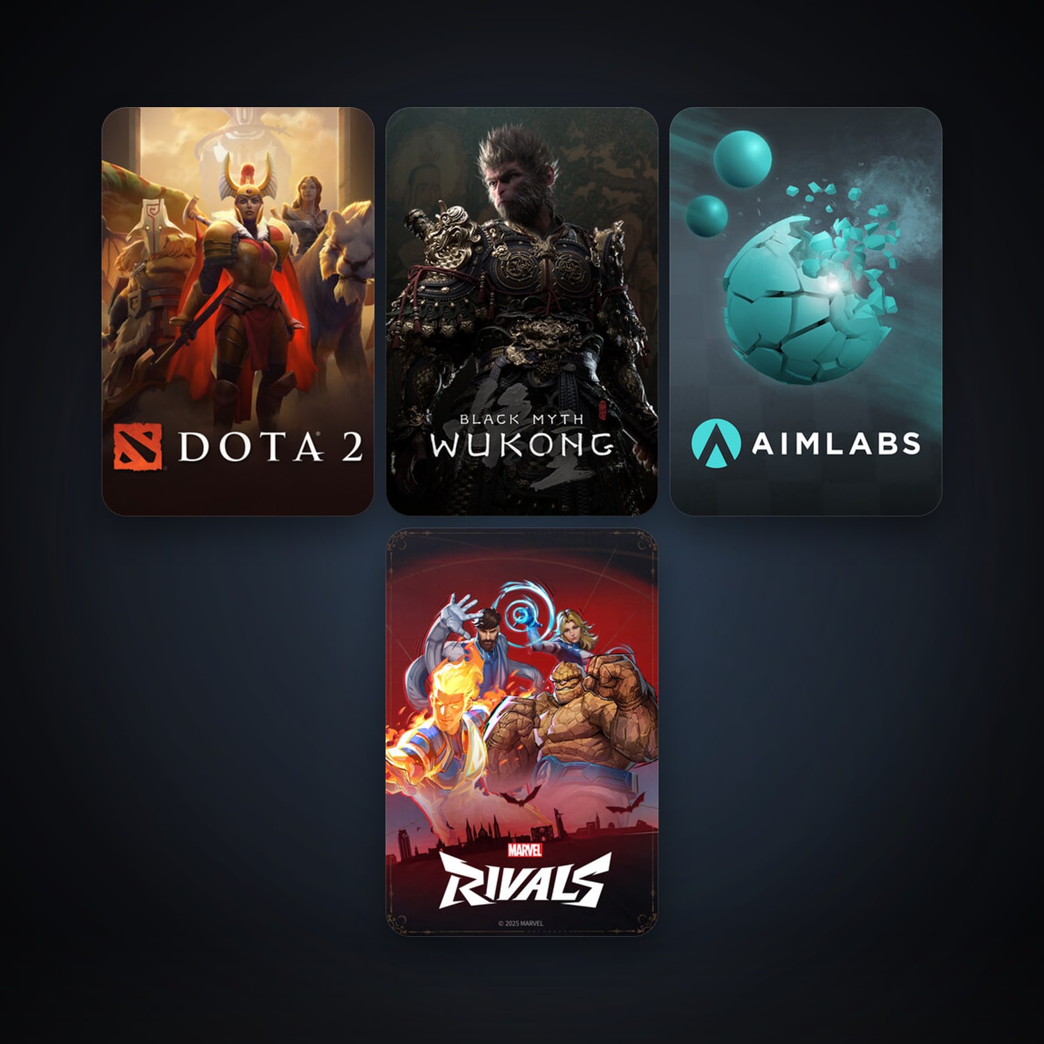 Dota 2 + Aimlabs, 5 games, clean — HabibiAccounts