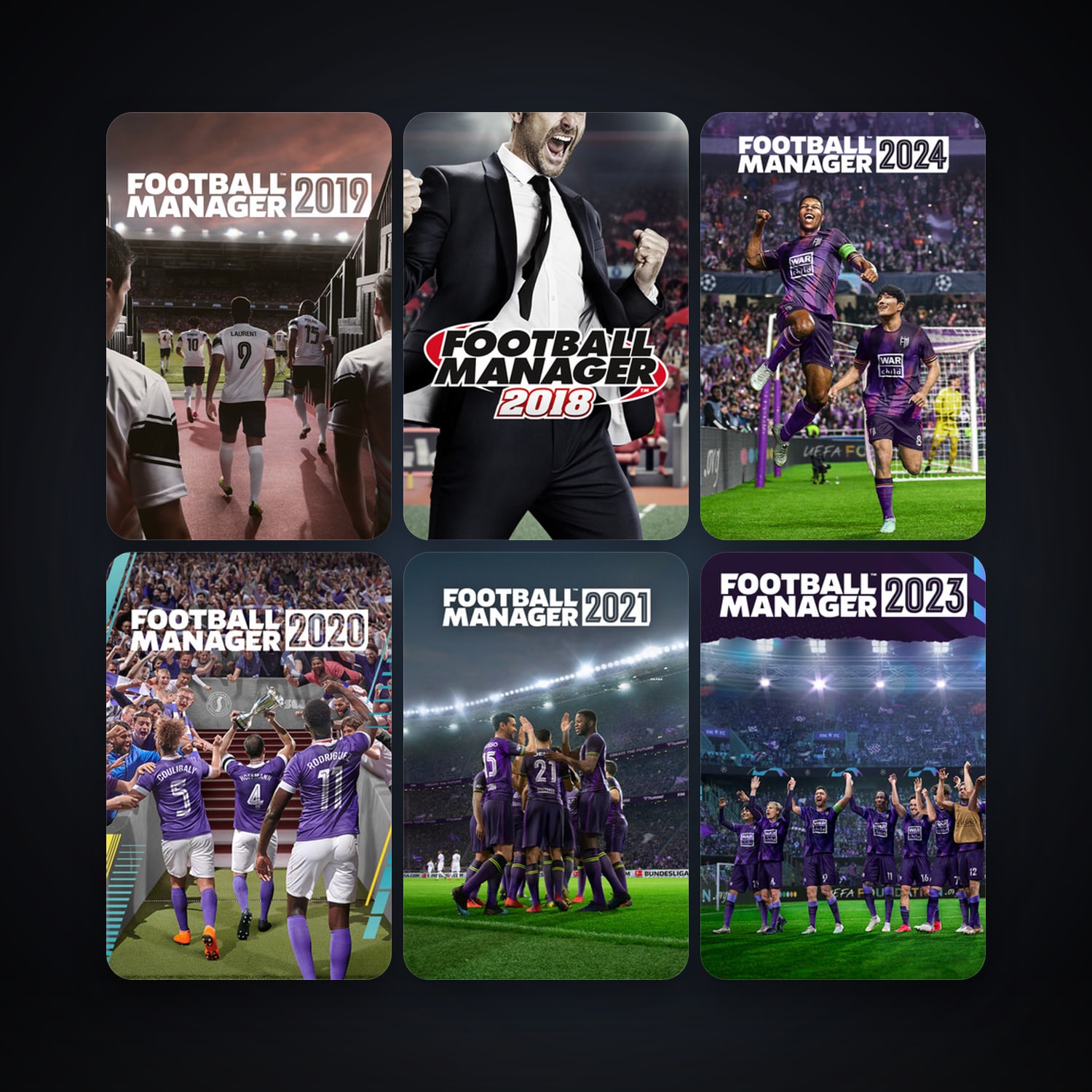Motorsport Manager + Football Manager 2017, 26 games, clean — HabibiAccounts