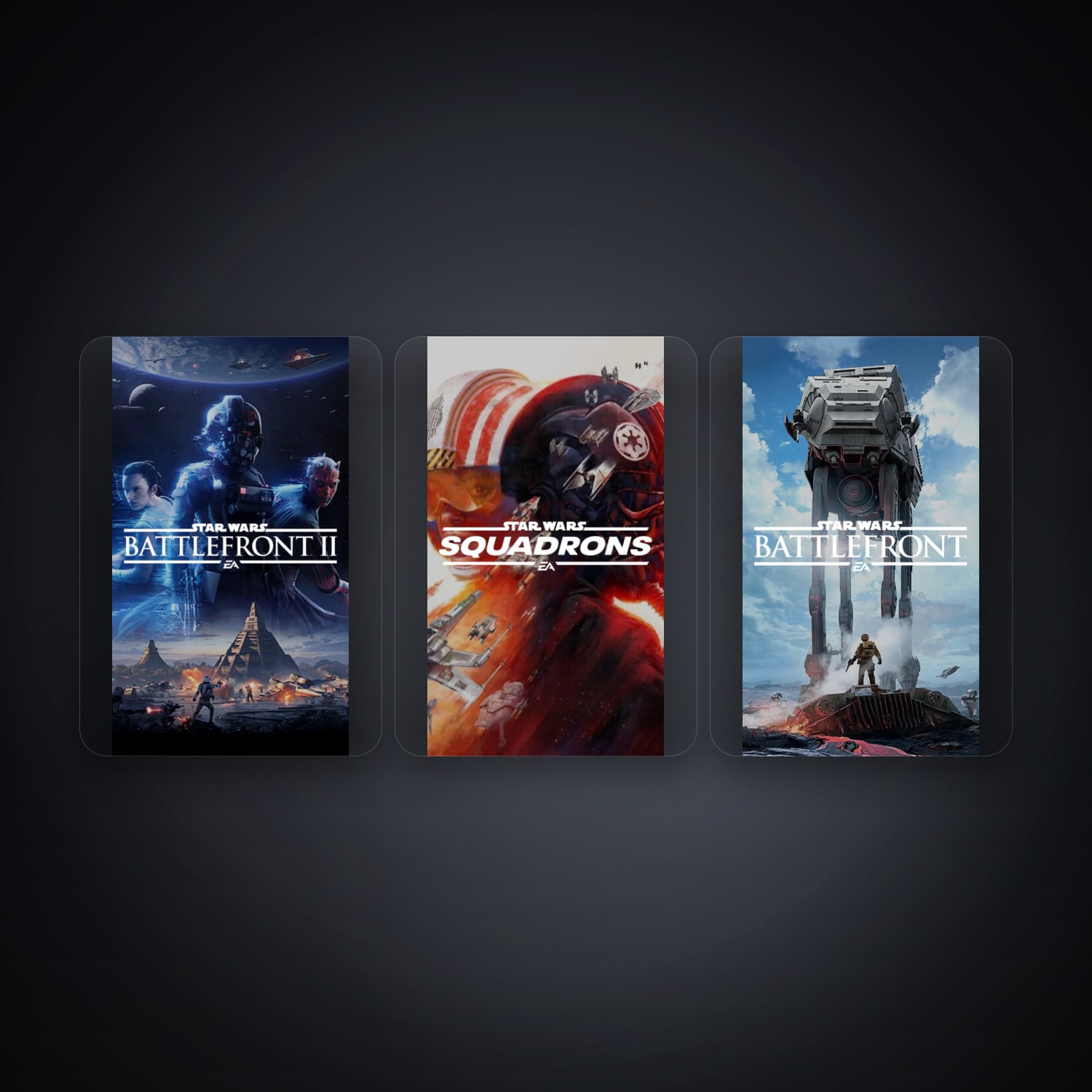 EA STAR WARS Battlefront II + STAR WARS: Squadrons — GB — 3 games — HabibiAccounts