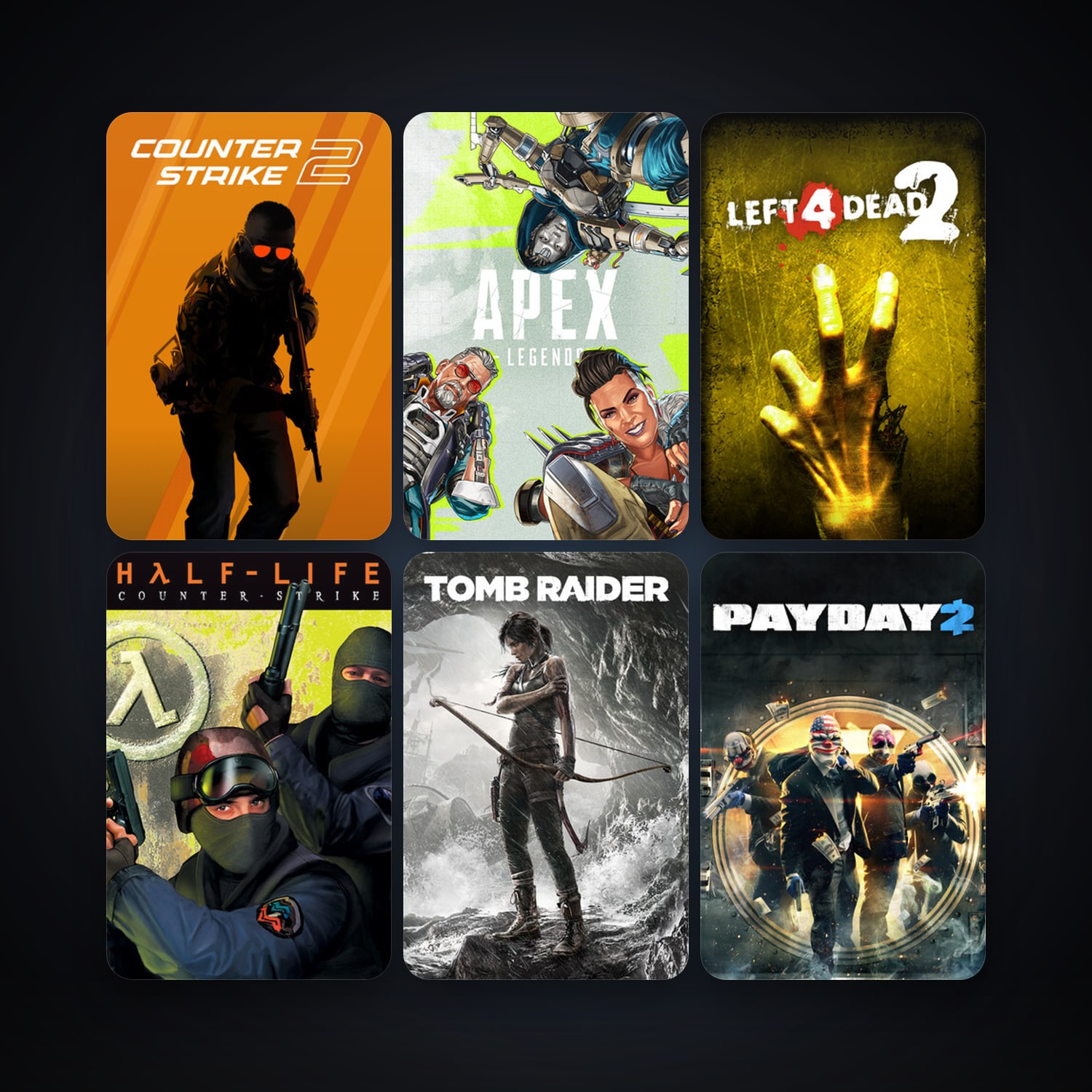 Counter-Strike + Left 4 Dead 2, 23 games, clean · 261034978 — HabibiAccounts
