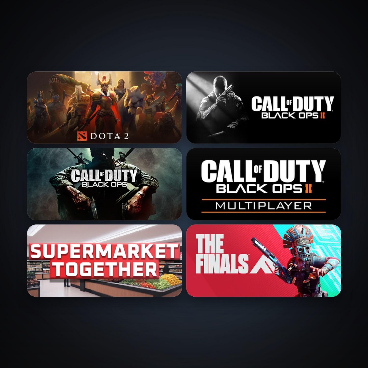 Dota 2 + Call of Duty: Black Ops, 10 games, clean — HabibiAccounts