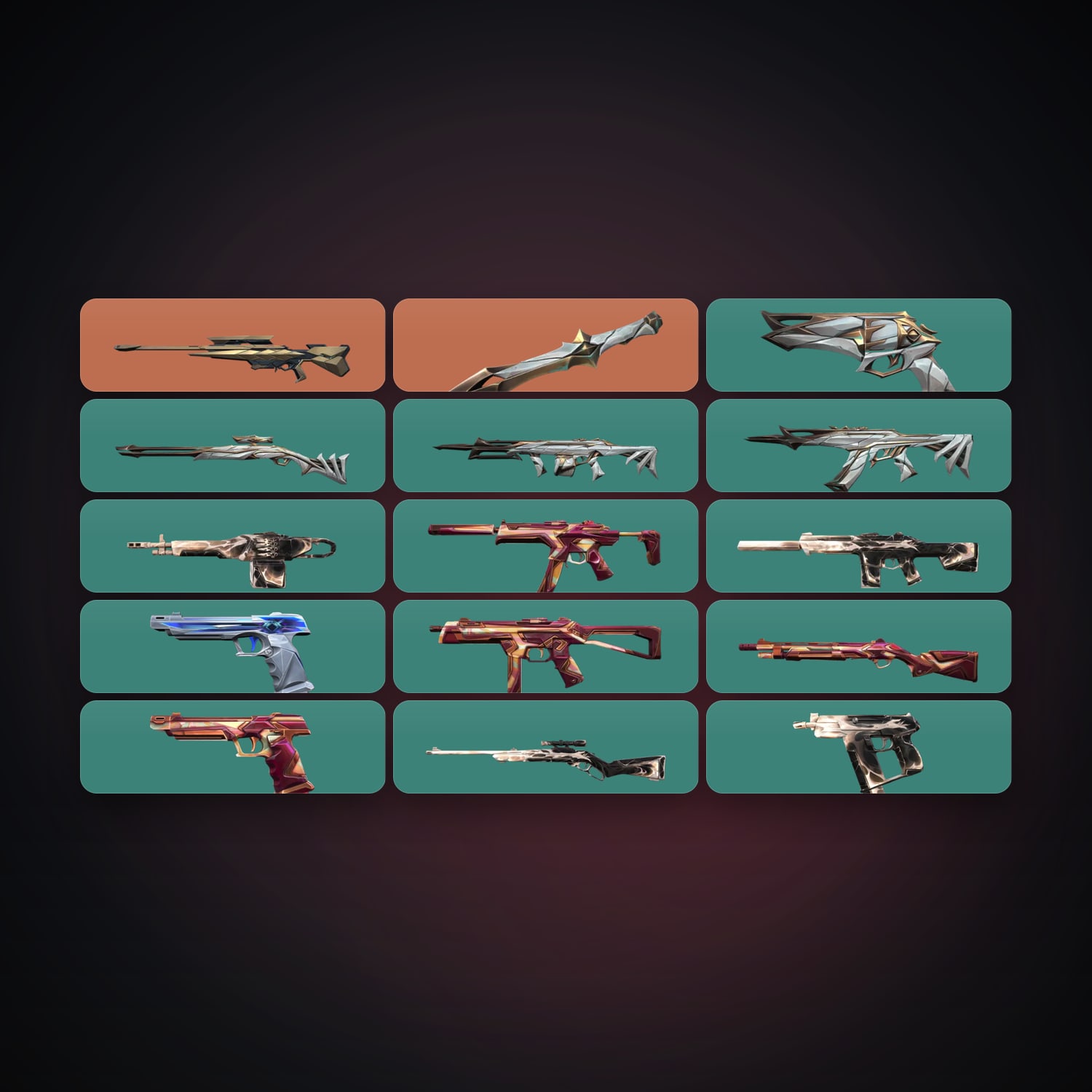 EU Silver 1 locker — 1 knives, 15 skins, lvl 100 — HabibiAccounts