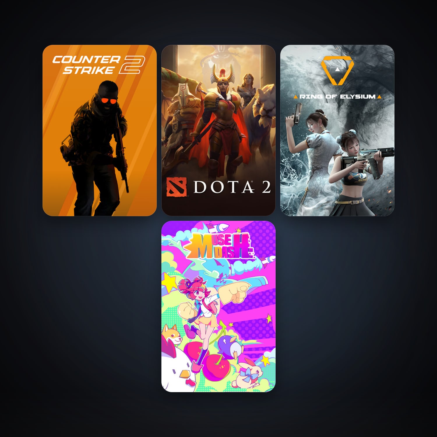 Dota 2 + CS2 Prime, 6 games, clean — HabibiAccounts